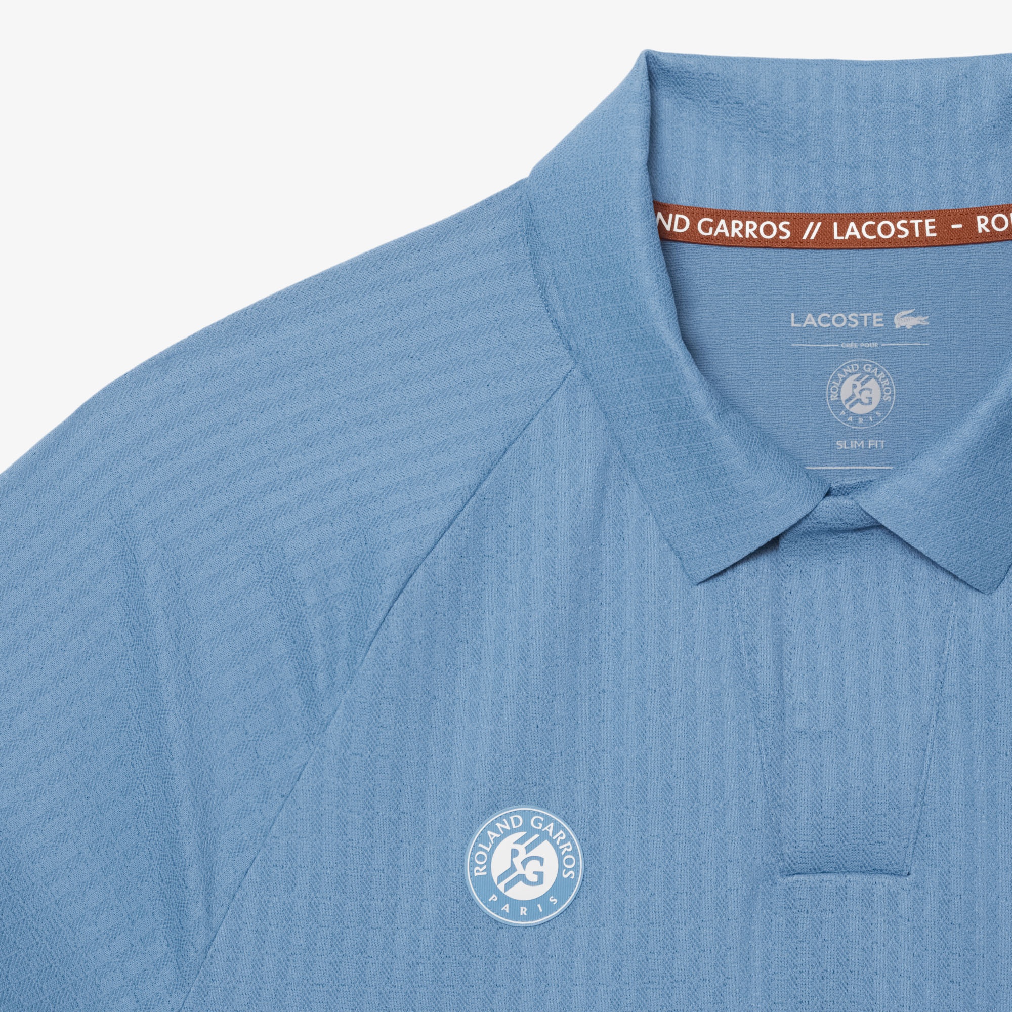 Erkek Slim Fit Mavi Polo