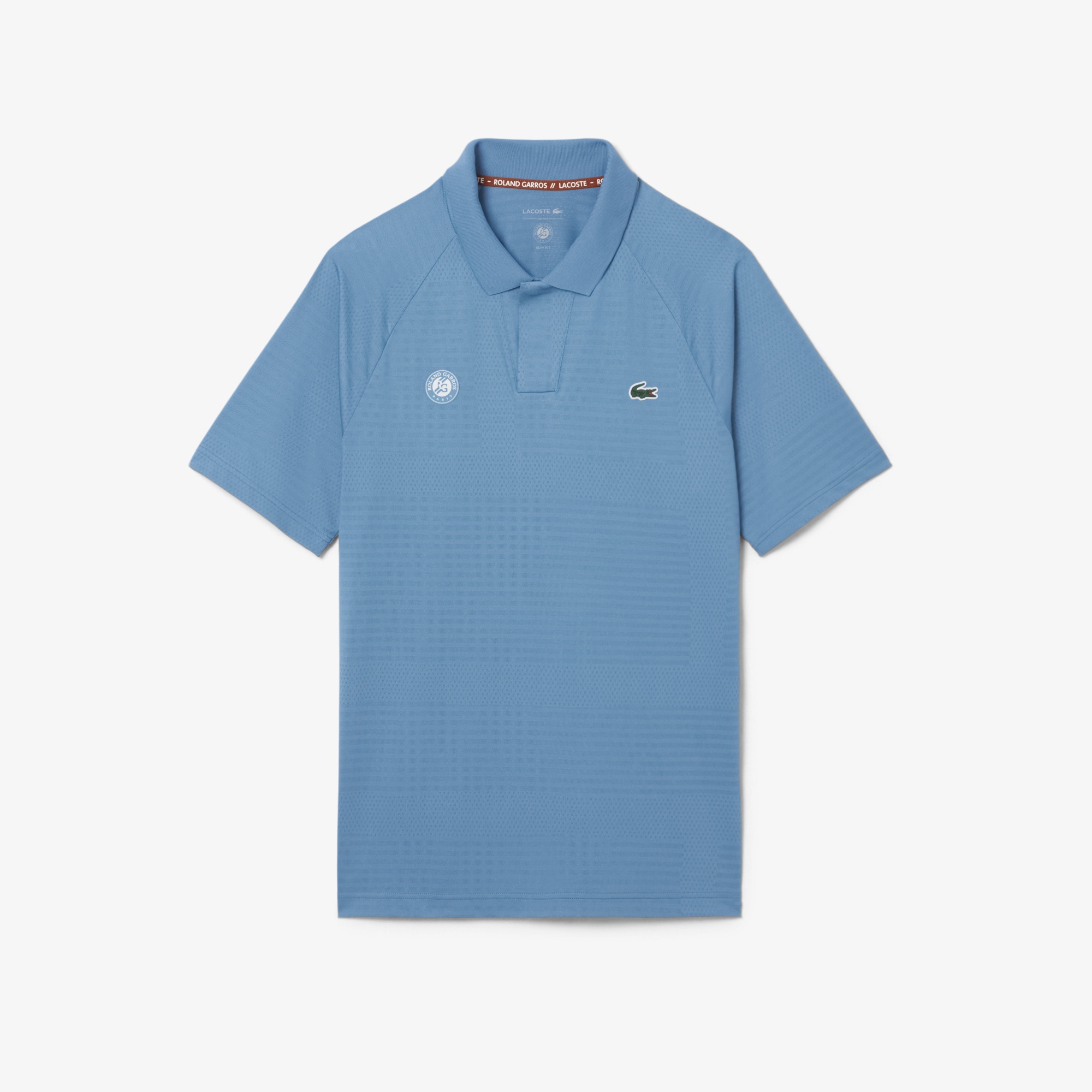 Erkek Slim Fit Mavi Polo