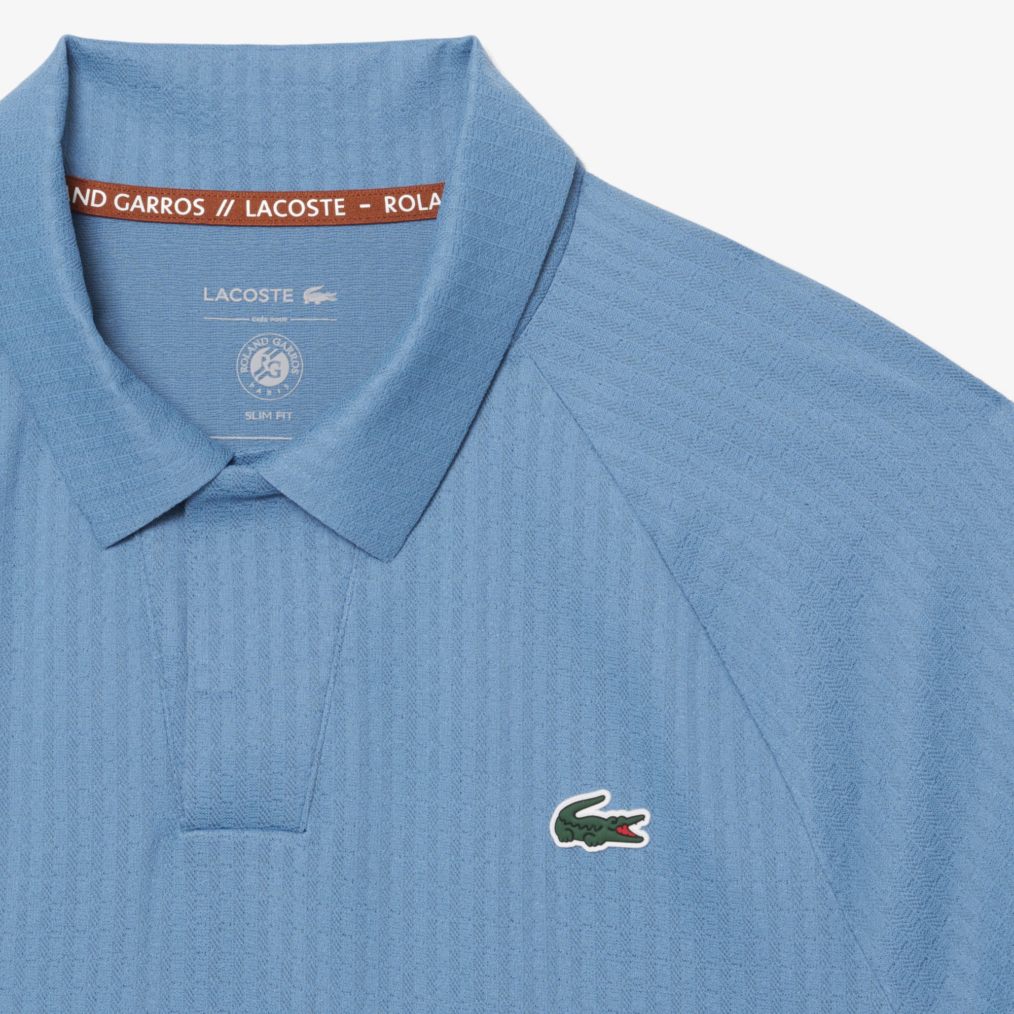 Erkek Slim Fit Mavi Polo
