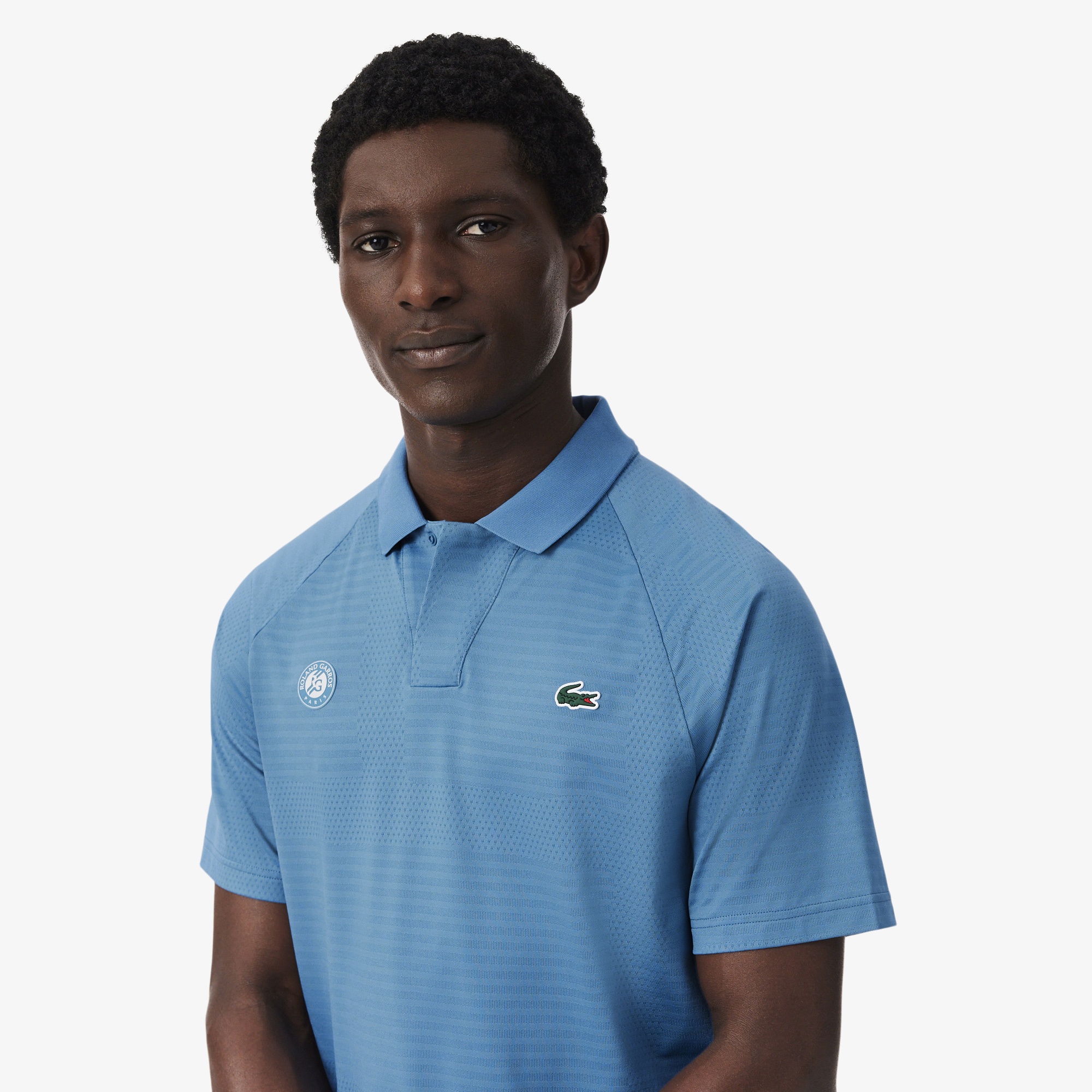 Erkek Slim Fit Mavi Polo