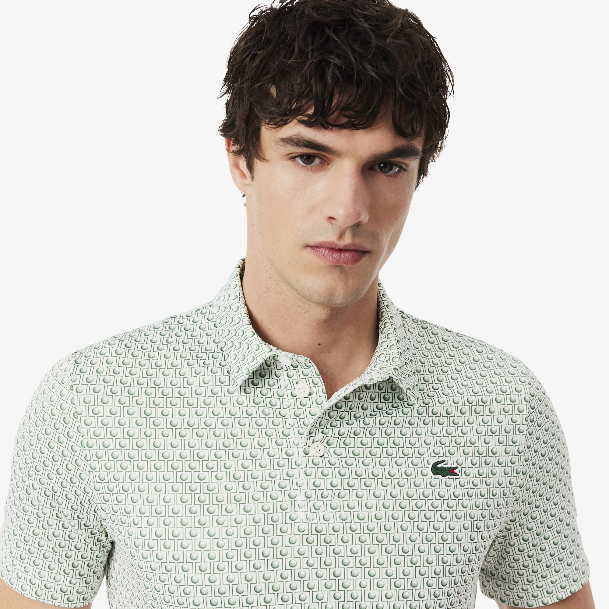 Erkek Regular Fit Beyaz Polo
