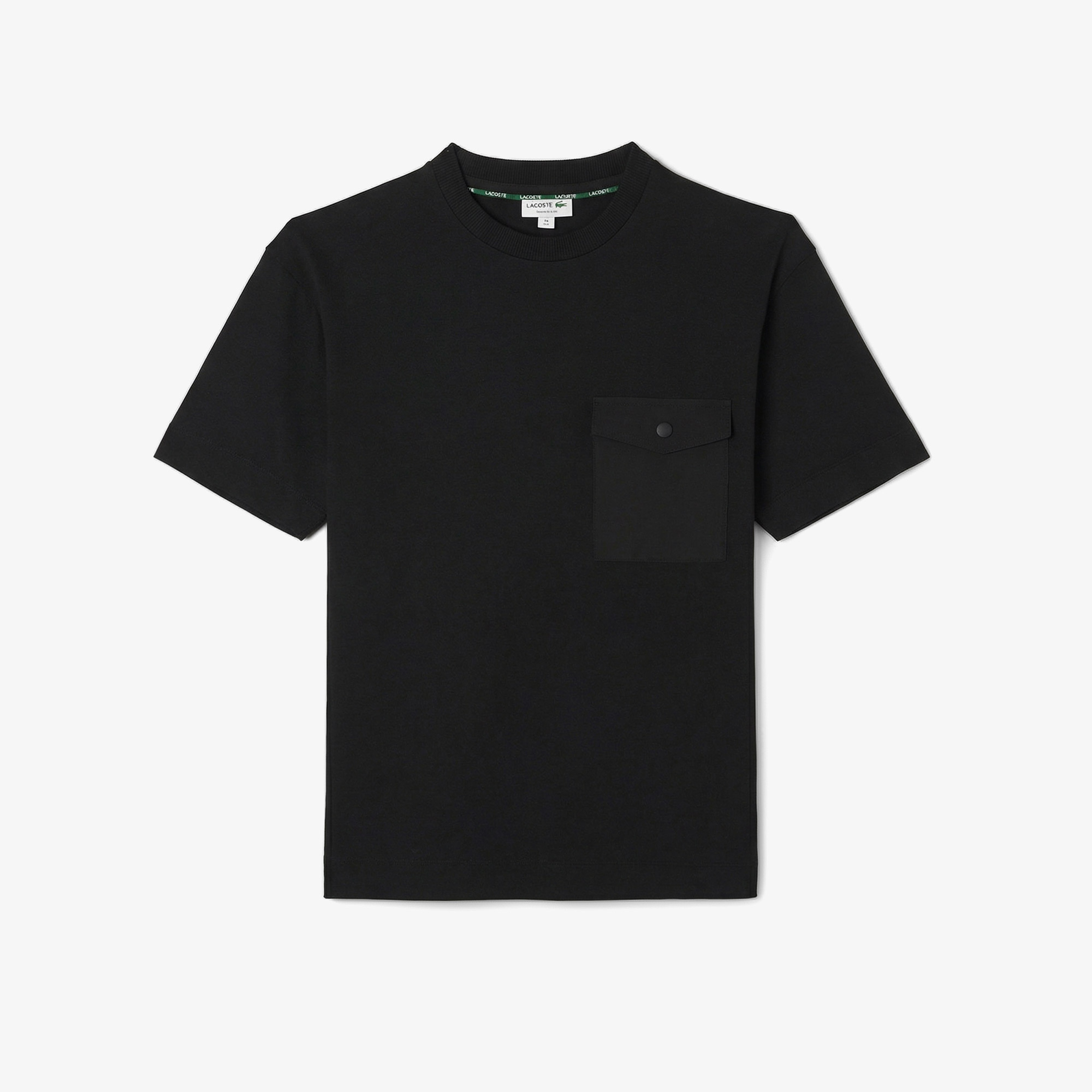 Erkek Relaxed Fit Bisiklet Yaka Siyah T-Shirt
