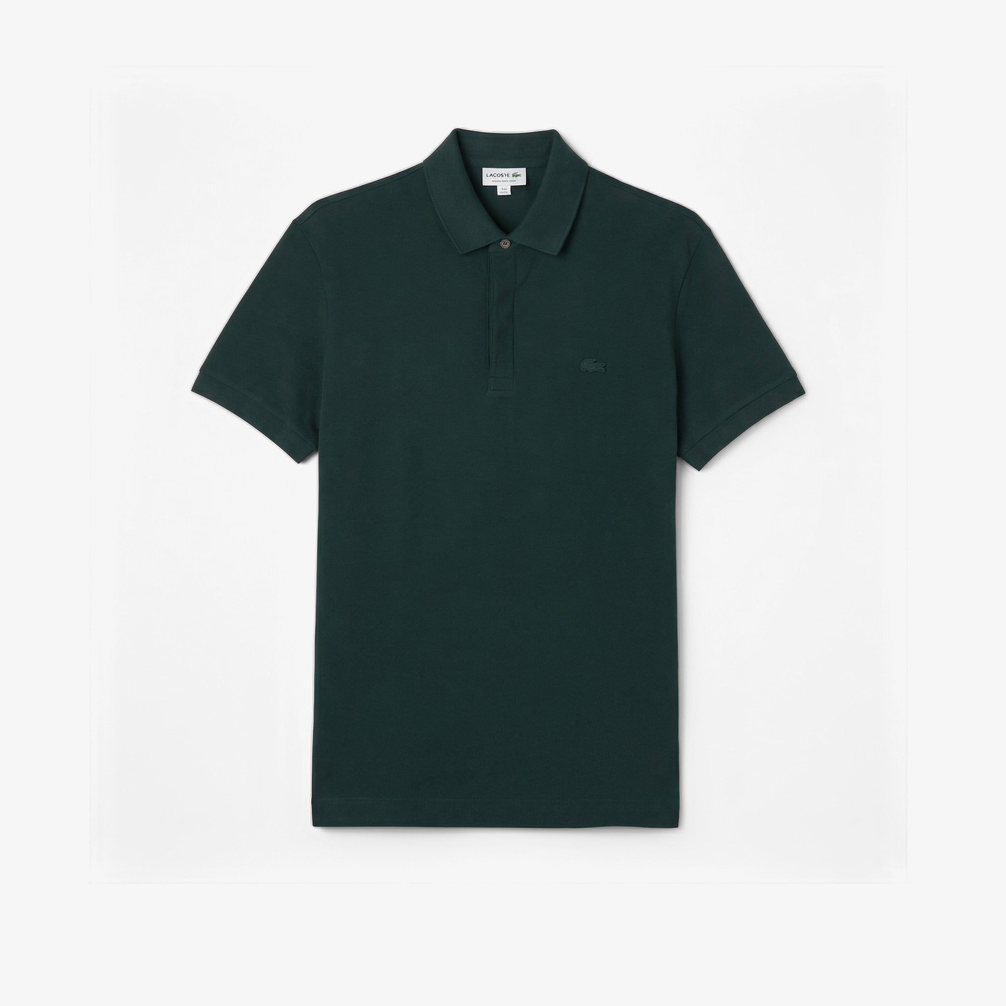 Lacoste Erkek Regular Fit Yeşil Paris Polo görsel 6