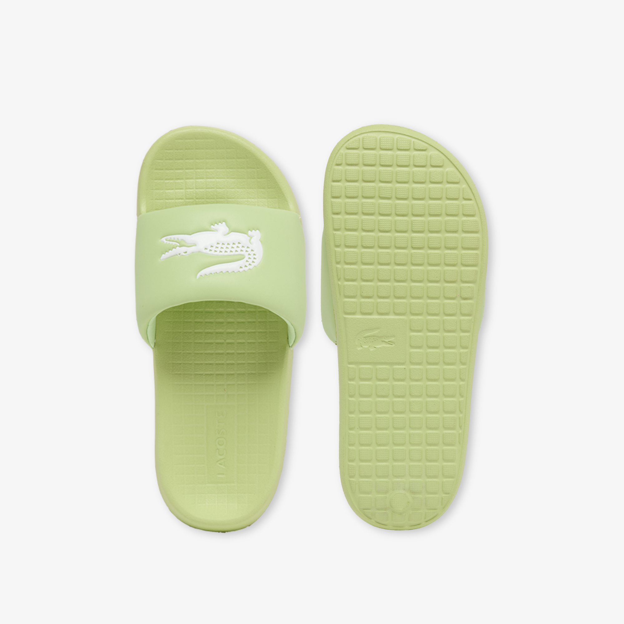 Lacoste Serve Slide 1.0 Kadın Yeşil Terlik görsel 4
