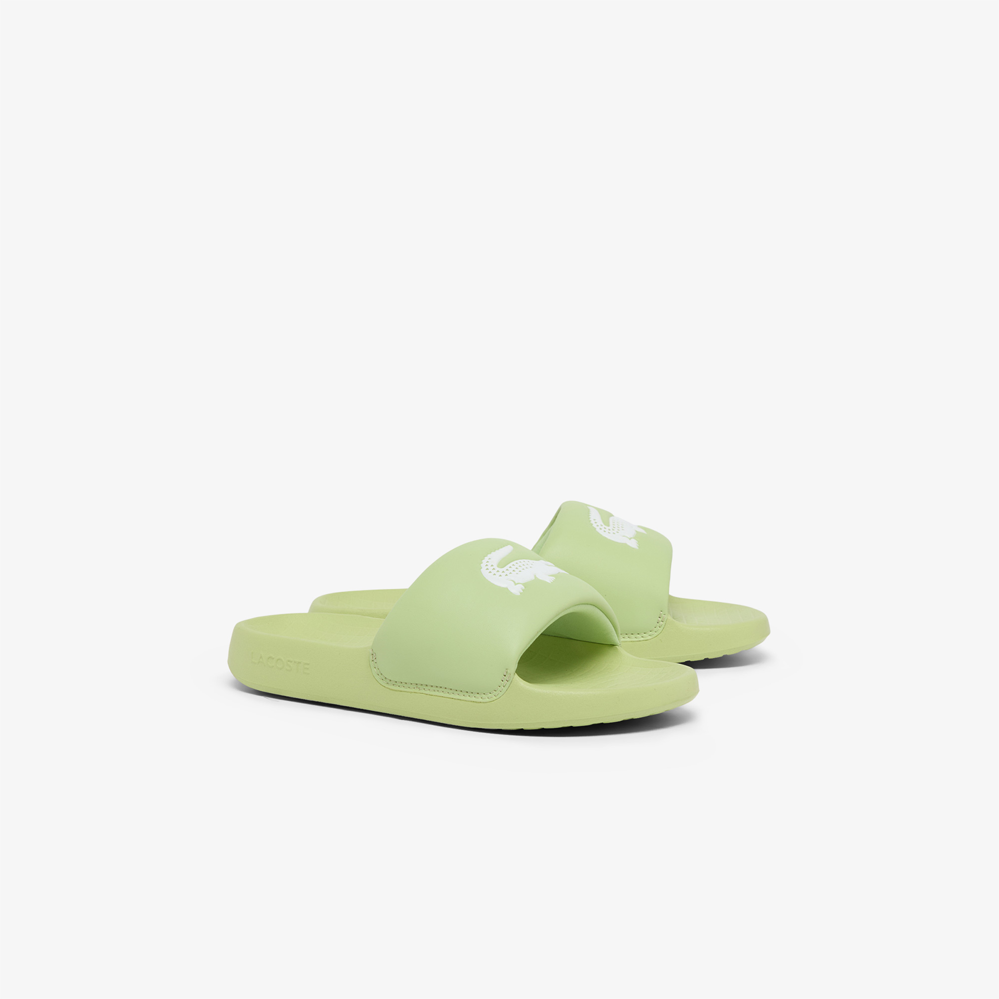Lacoste Serve Slide 1.0 Kadın Yeşil Terlik görsel 2