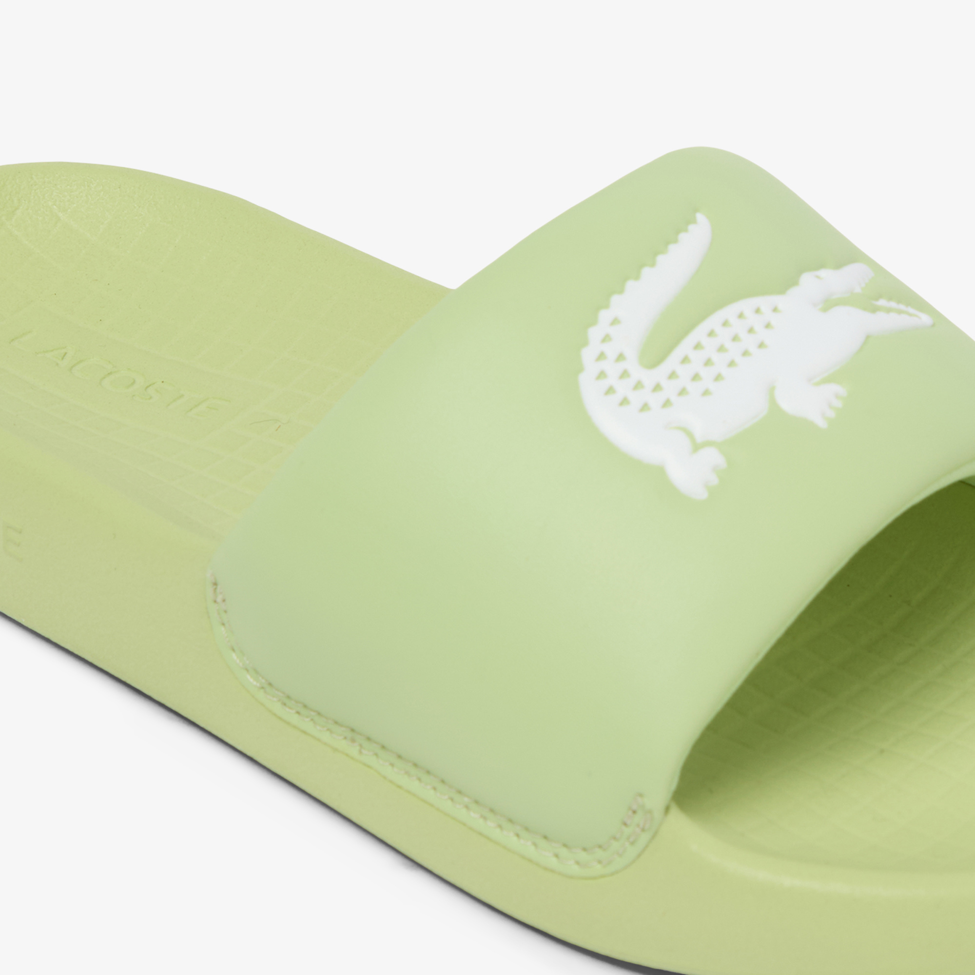 Lacoste Serve Slide 1.0 Kadın Yeşil Terlik görsel 6
