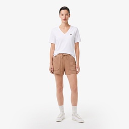 Kadın Relaxed Fit Kahverengi Şort Kahverengi