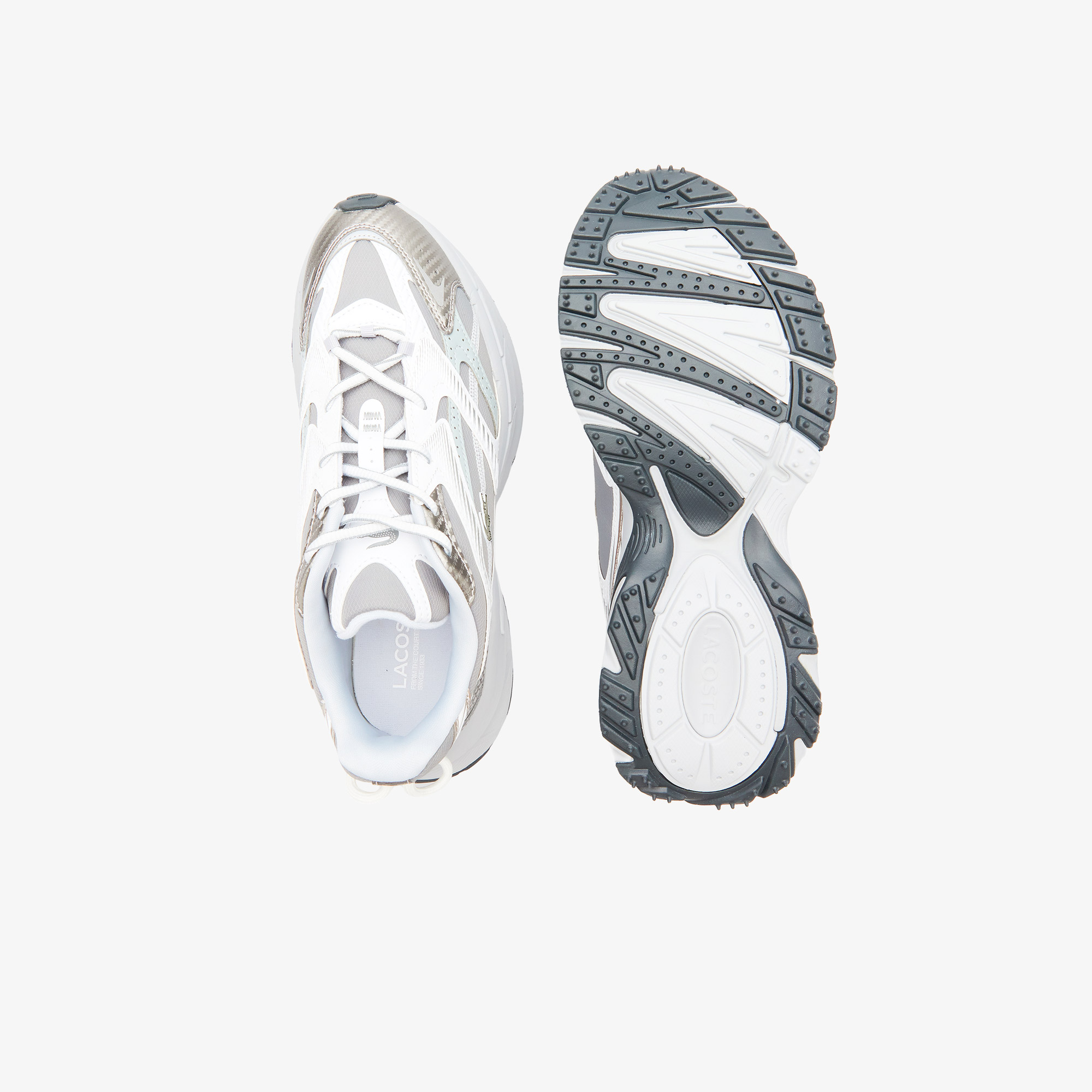 Lacoste L003 Neo Shot Erkek Gri Sneaker görsel 5