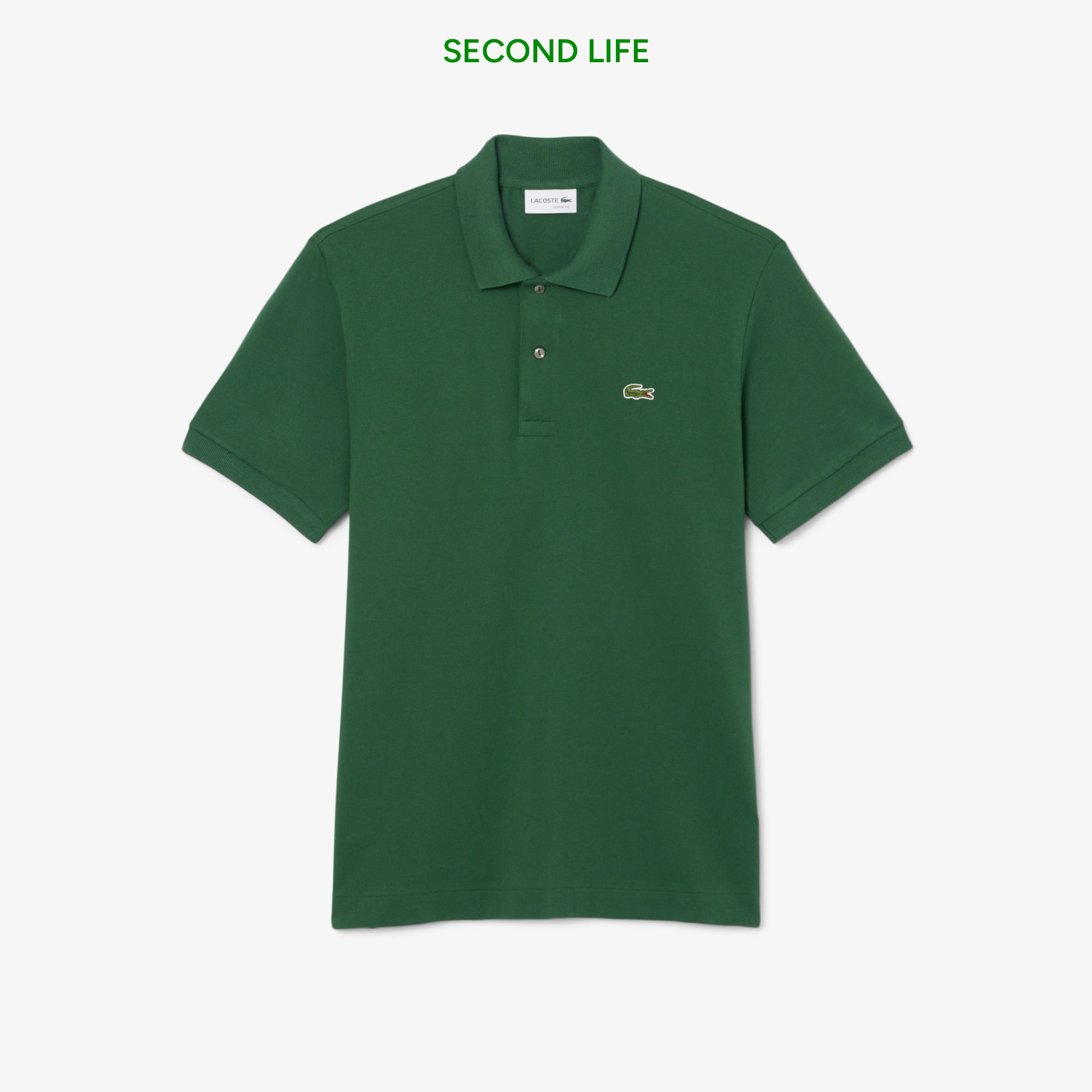 L.12.12 Light Erkek Classic Fit Yeşil Polo