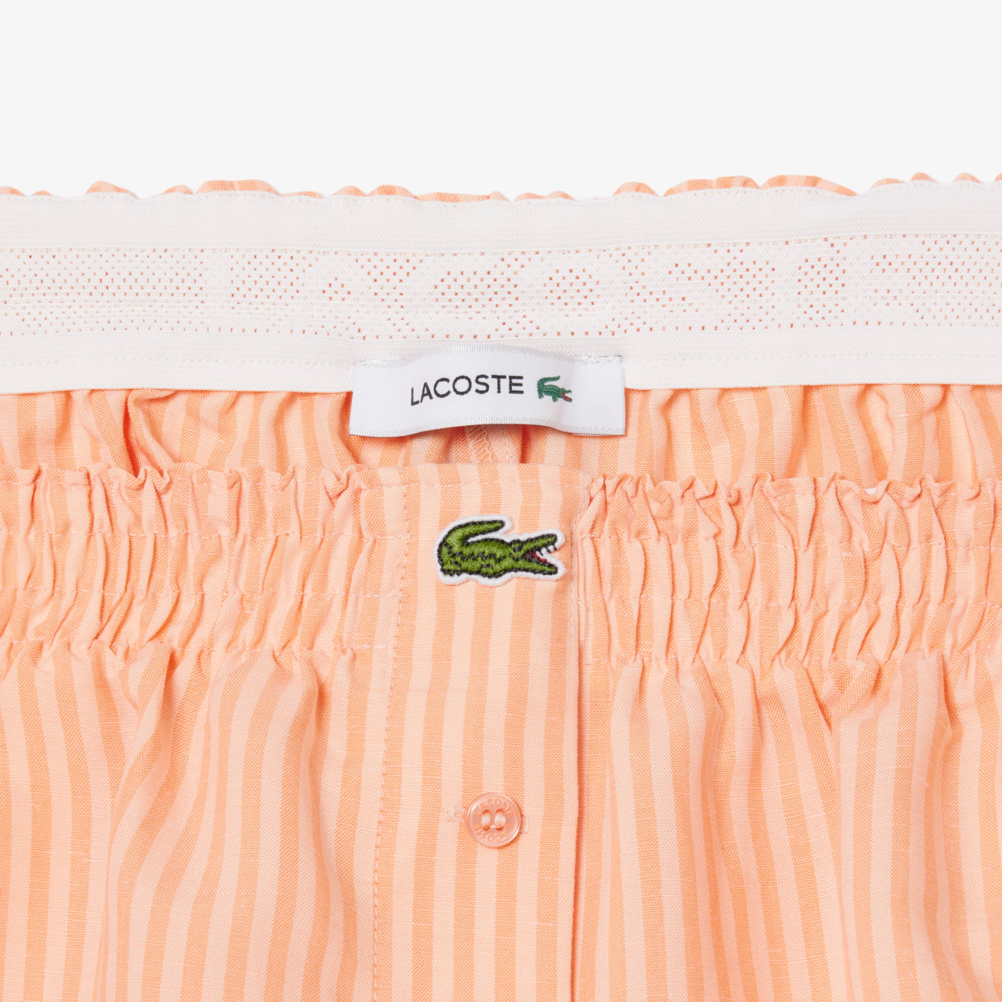 Lacoste Kadın Oversize Fit Turuncu Şort görsel 7