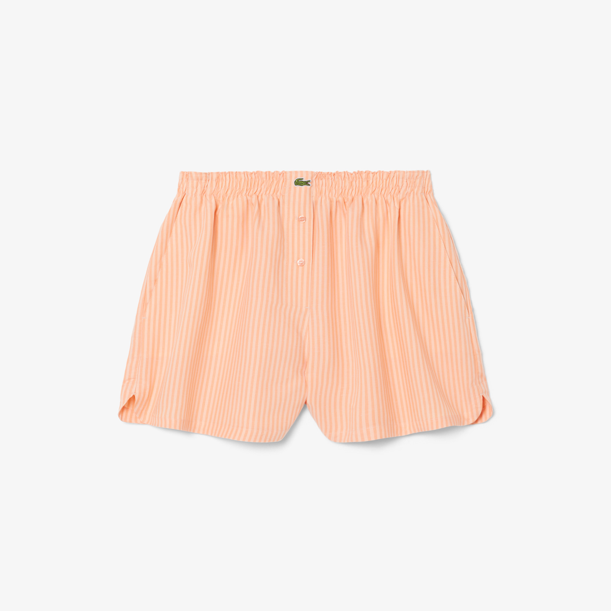 Lacoste Kadın Oversize Fit Turuncu Şort görsel 5
