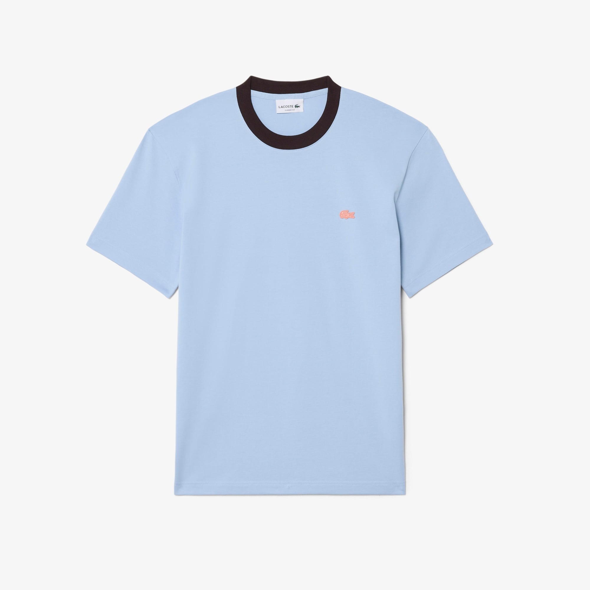 Erkek Classic Fit Bisiklet Yaka Mavi T-Shirt