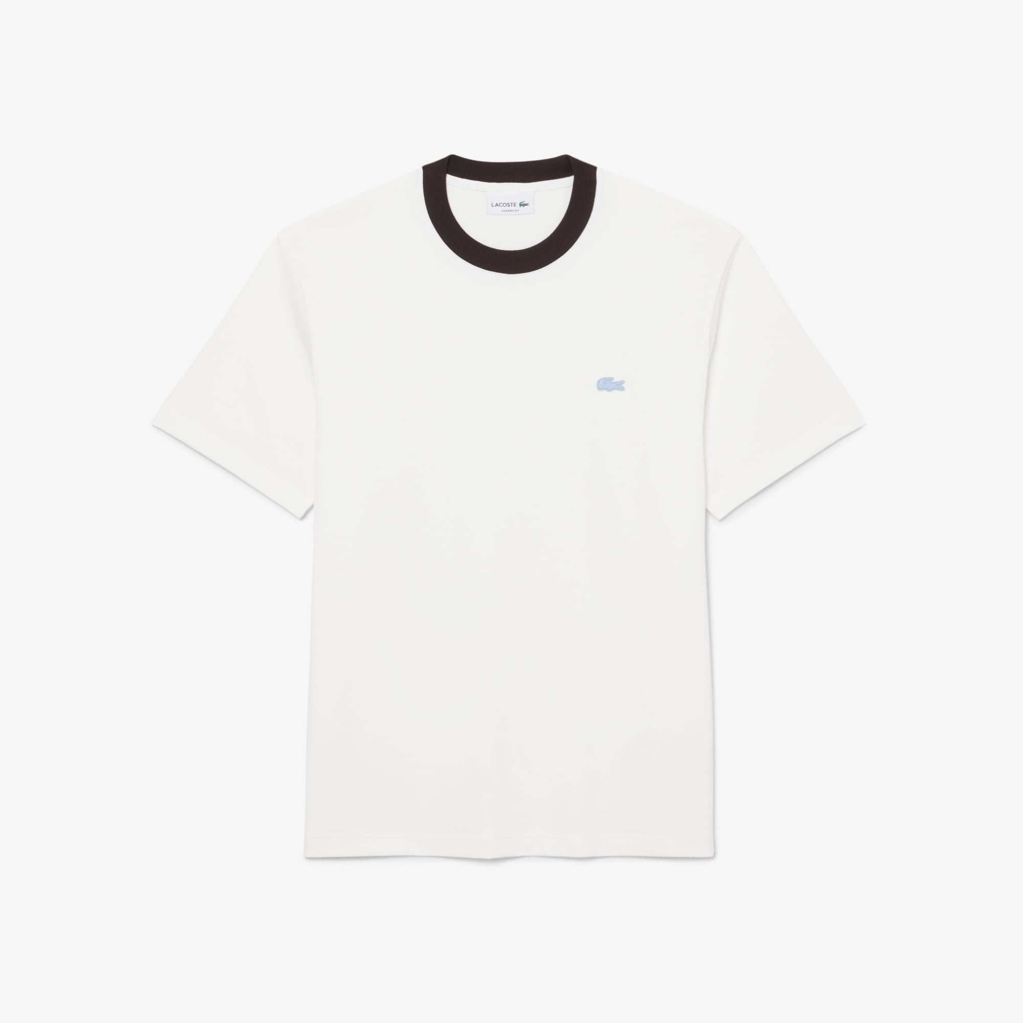 Erkek Classic Fit Bisiklet Yaka Beyaz T-Shirt