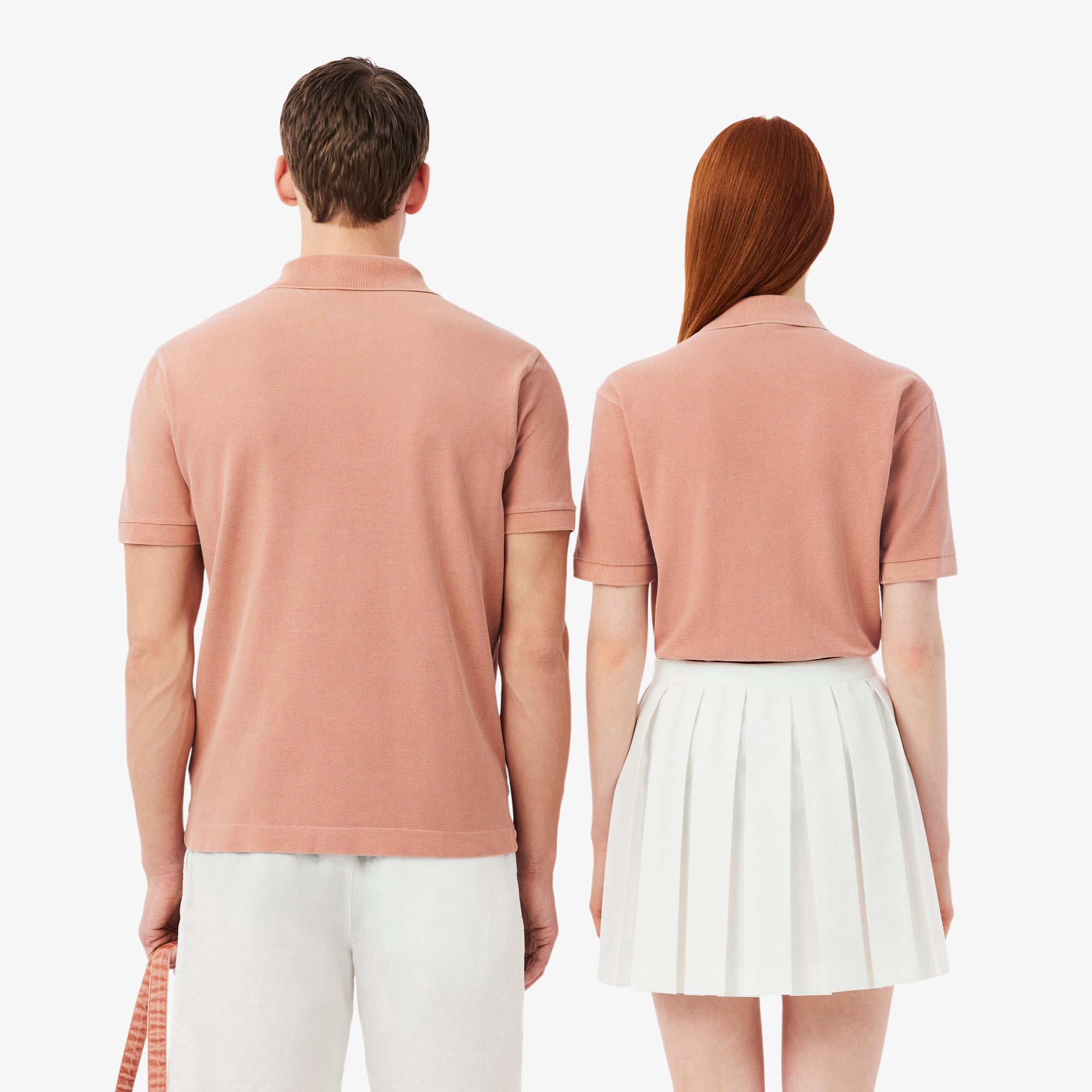 Lacoste Roland Garros Unisex Regular Fit Baskılı Turuncu Polo görsel 3