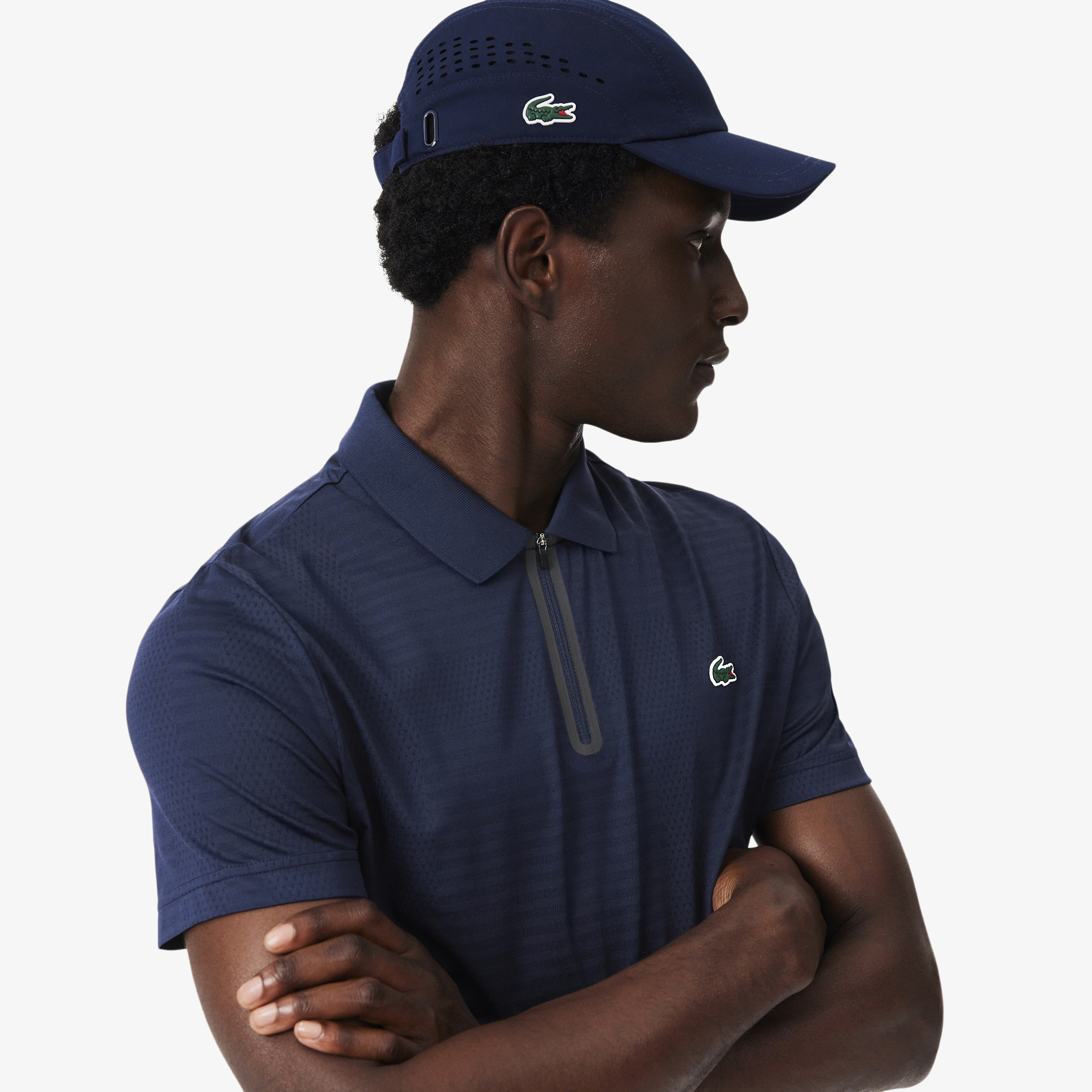Lacoste SPORT Erkek Slim Fit Lacivert Polo görsel 2