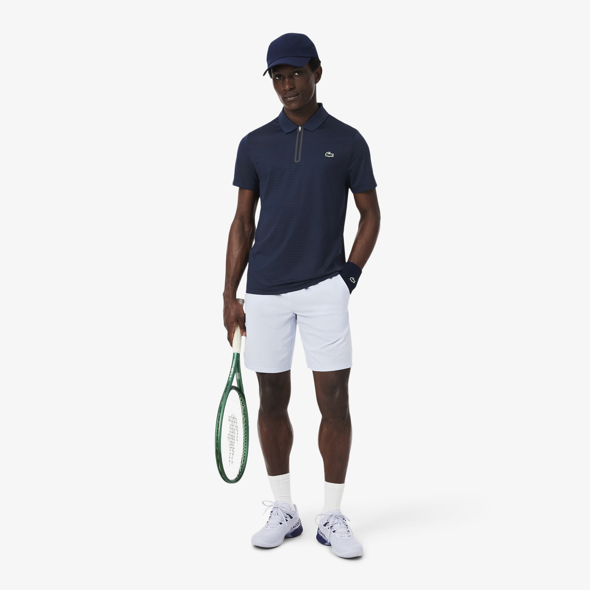 Lacoste SPORT Erkek Slim Fit Lacivert Polo görsel 4