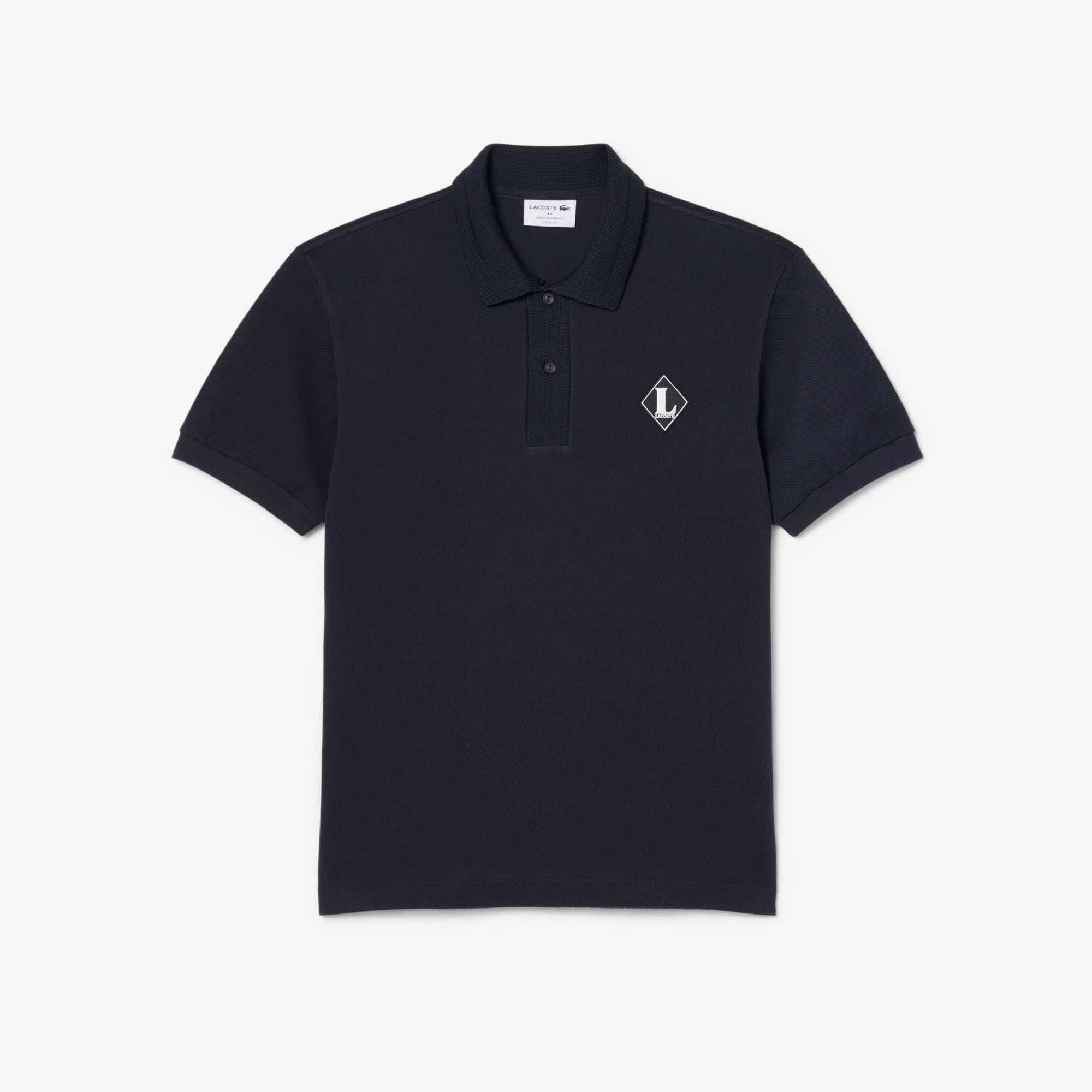 Lacoste Erkek Classic Fit Koyu Gri Polo görsel 5