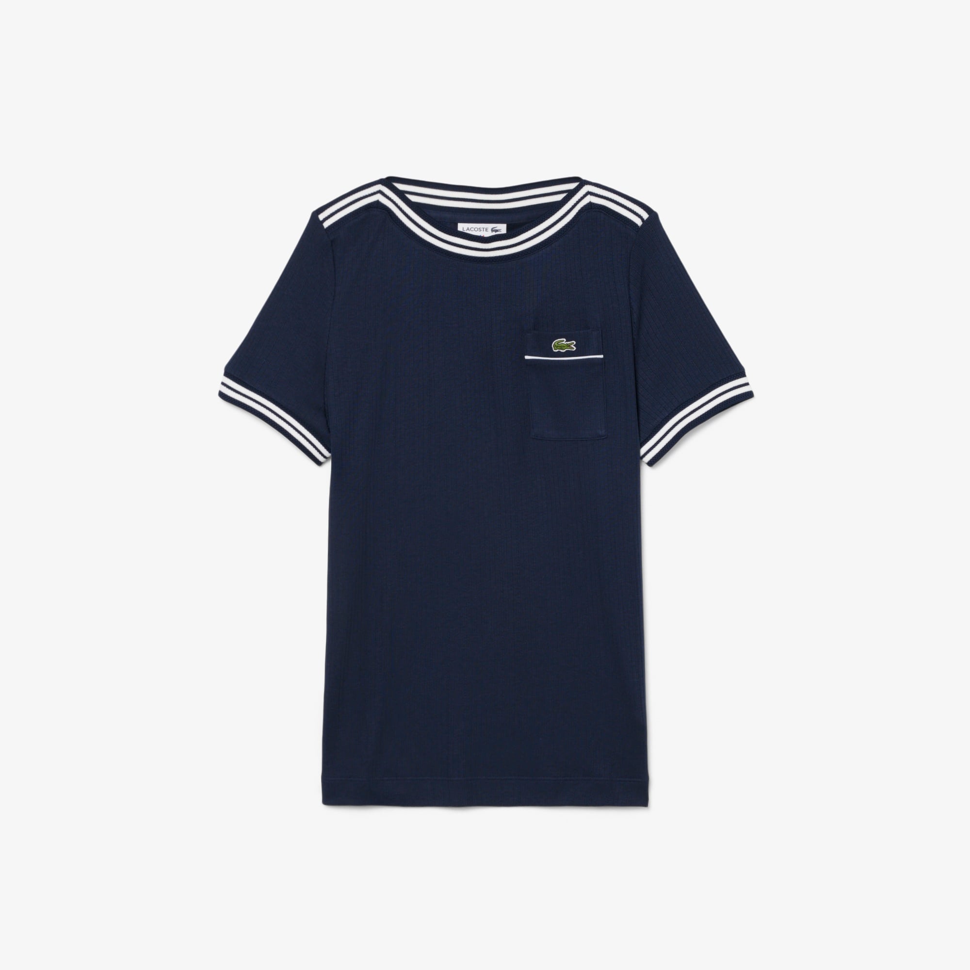 Kadın Regular Fit Bisiklet Yaka Lacivert T-Shirt