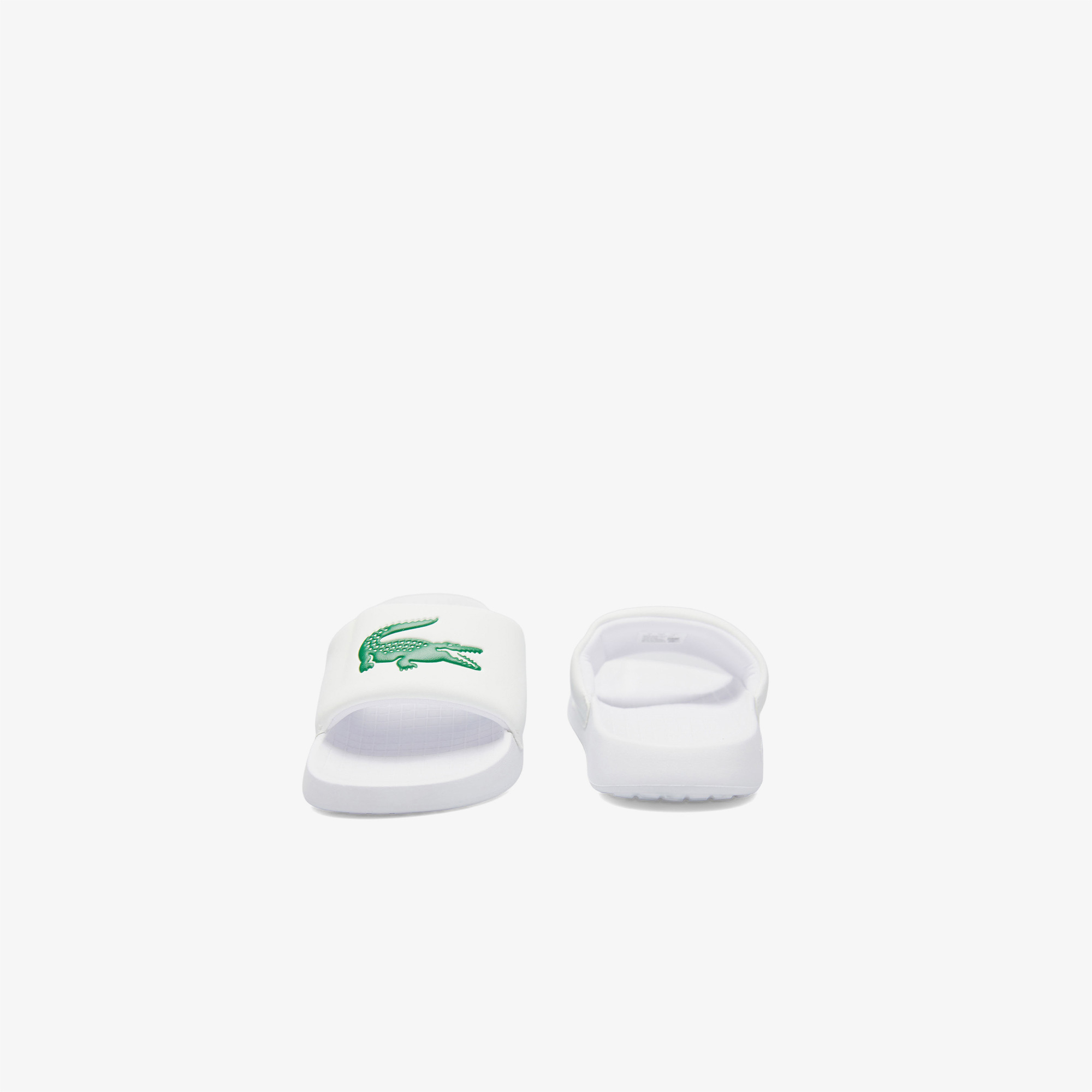 Lacoste Serve Slide Erkek Beyaz Terlik görsel 4