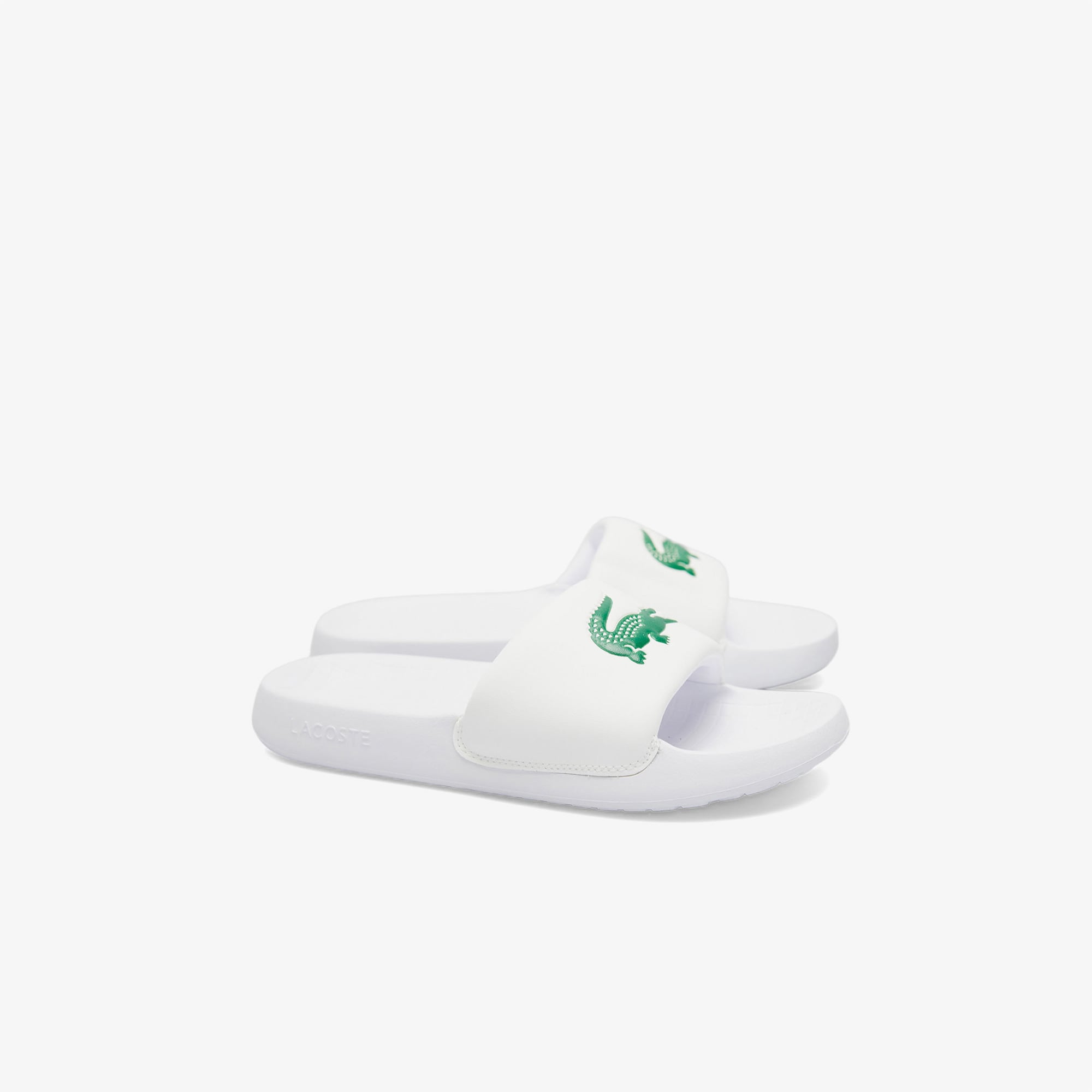 Lacoste Serve Slide Erkek Beyaz Terlik görsel 2