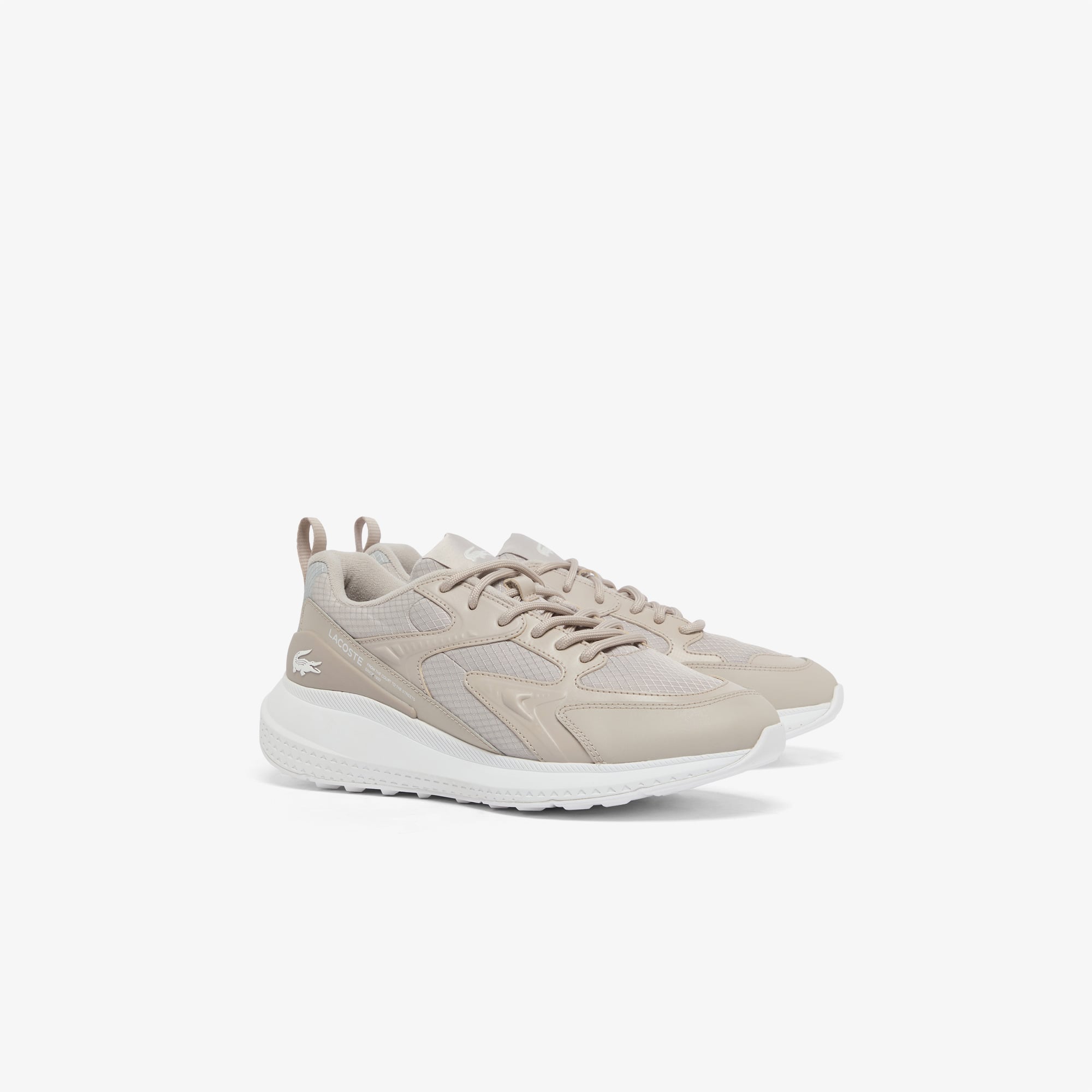 Lacoste L003 Evo Erkek Bej Sneaker görsel 2