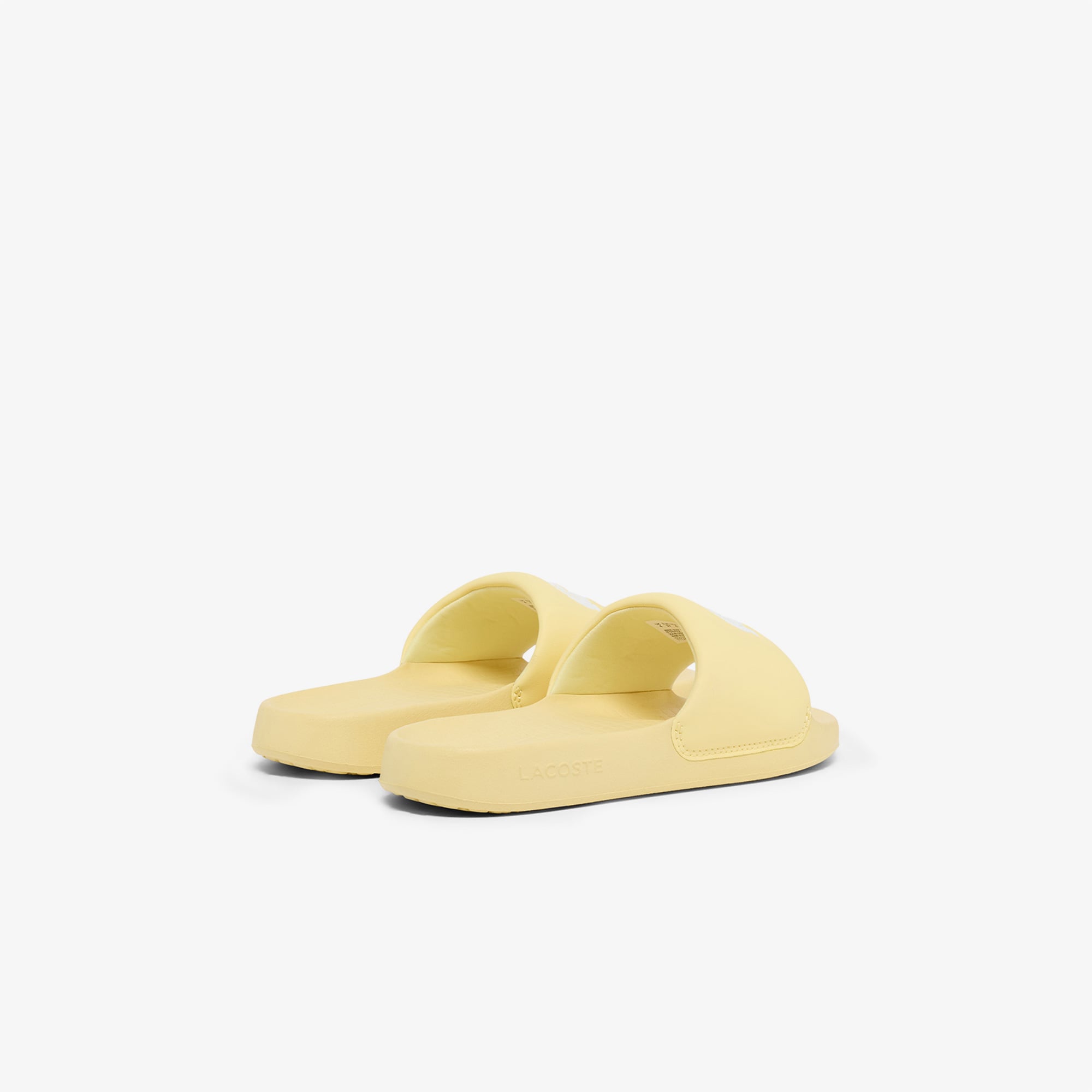 Lacoste Serve Slide 1.0 Kadın Sarı Terlik görsel 3