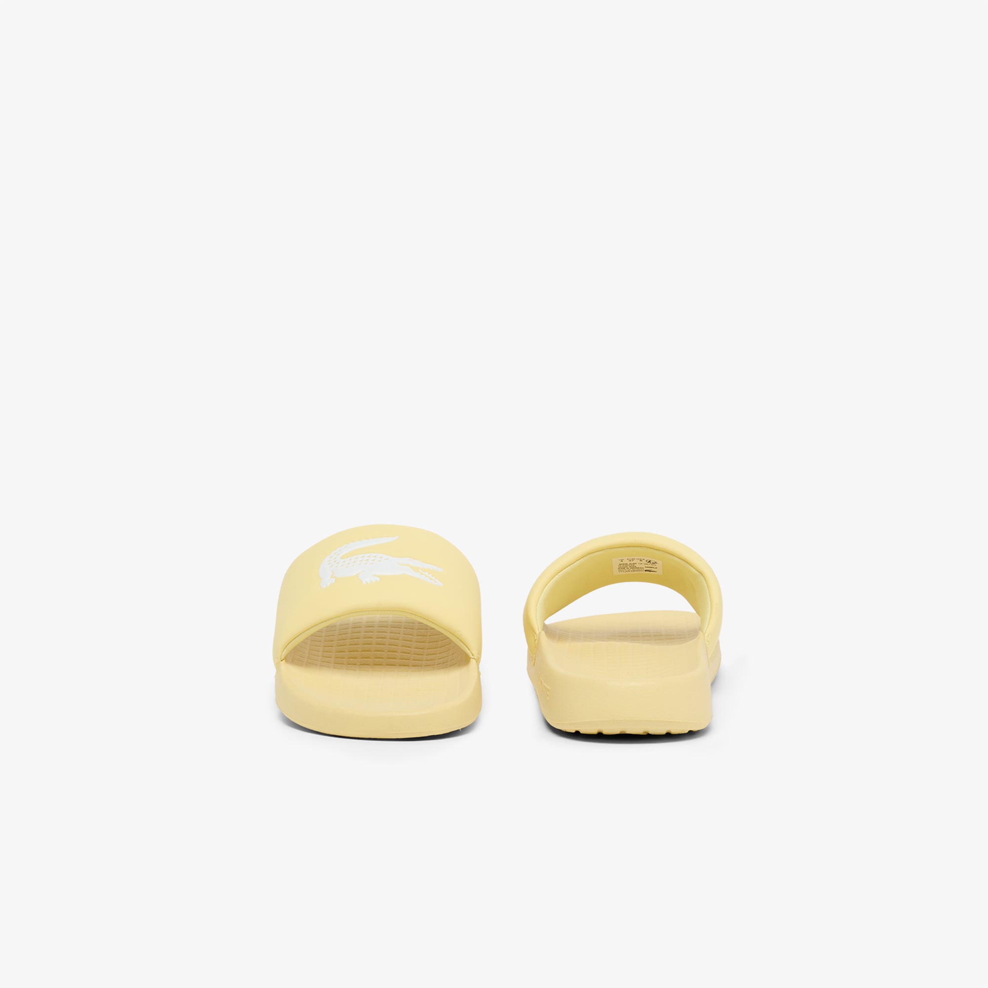 Lacoste Serve Slide 1.0 Kadın Sarı Terlik görsel 4