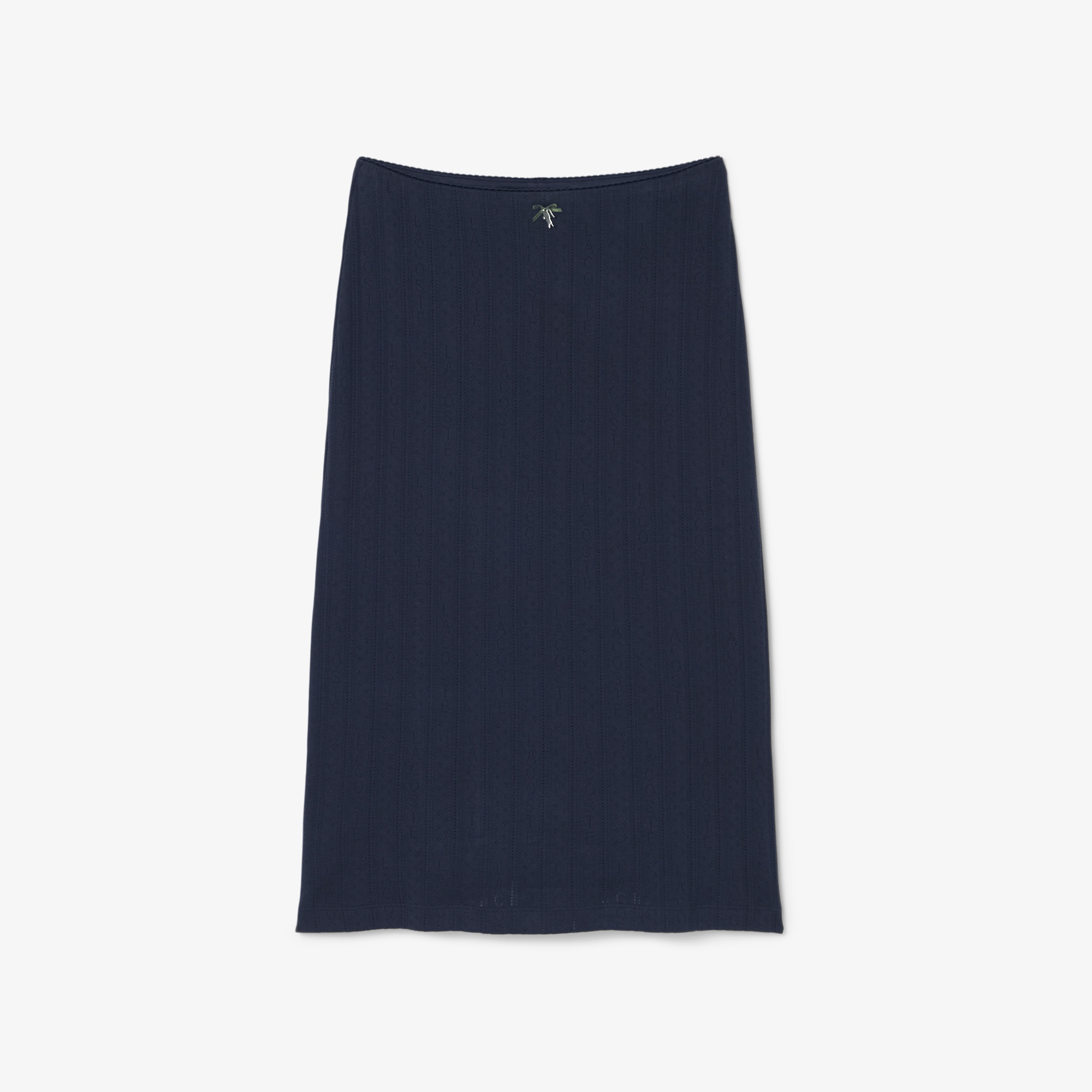 Kadın Flare Fit Desenli Lacivert Etek