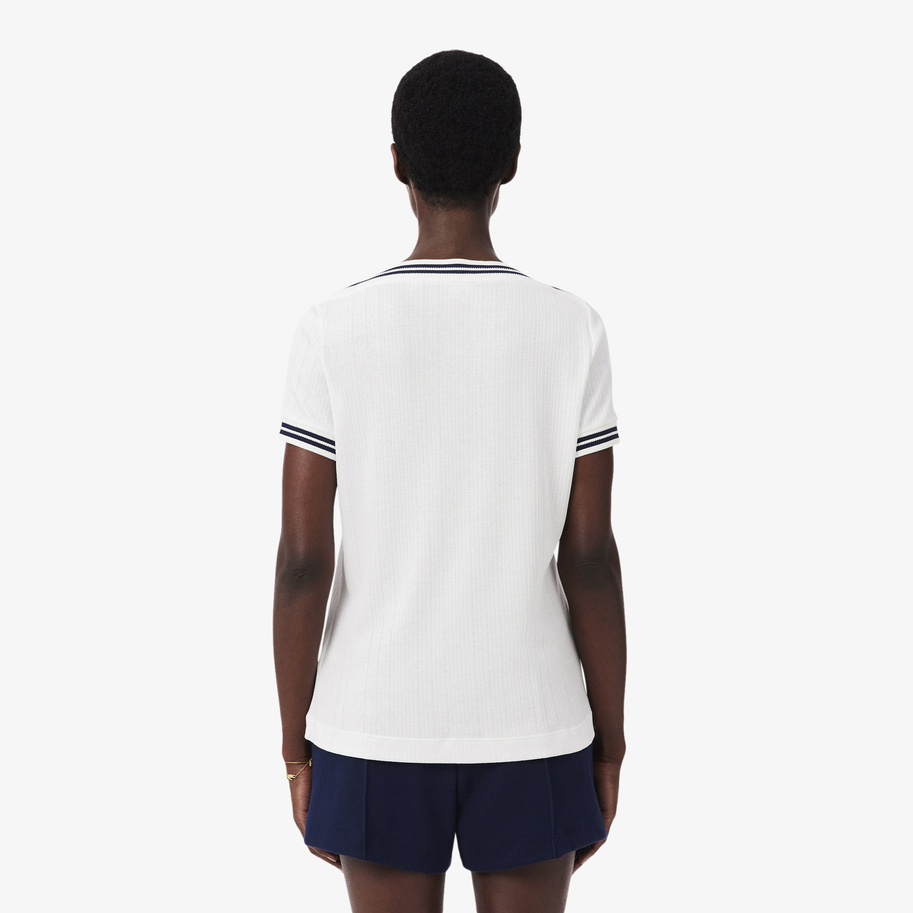 Kadın Regular Fit Bisiklet Yaka Beyaz T-Shirt Kadın Regular Fit Bisiklet Yaka Beyaz T-Shirt