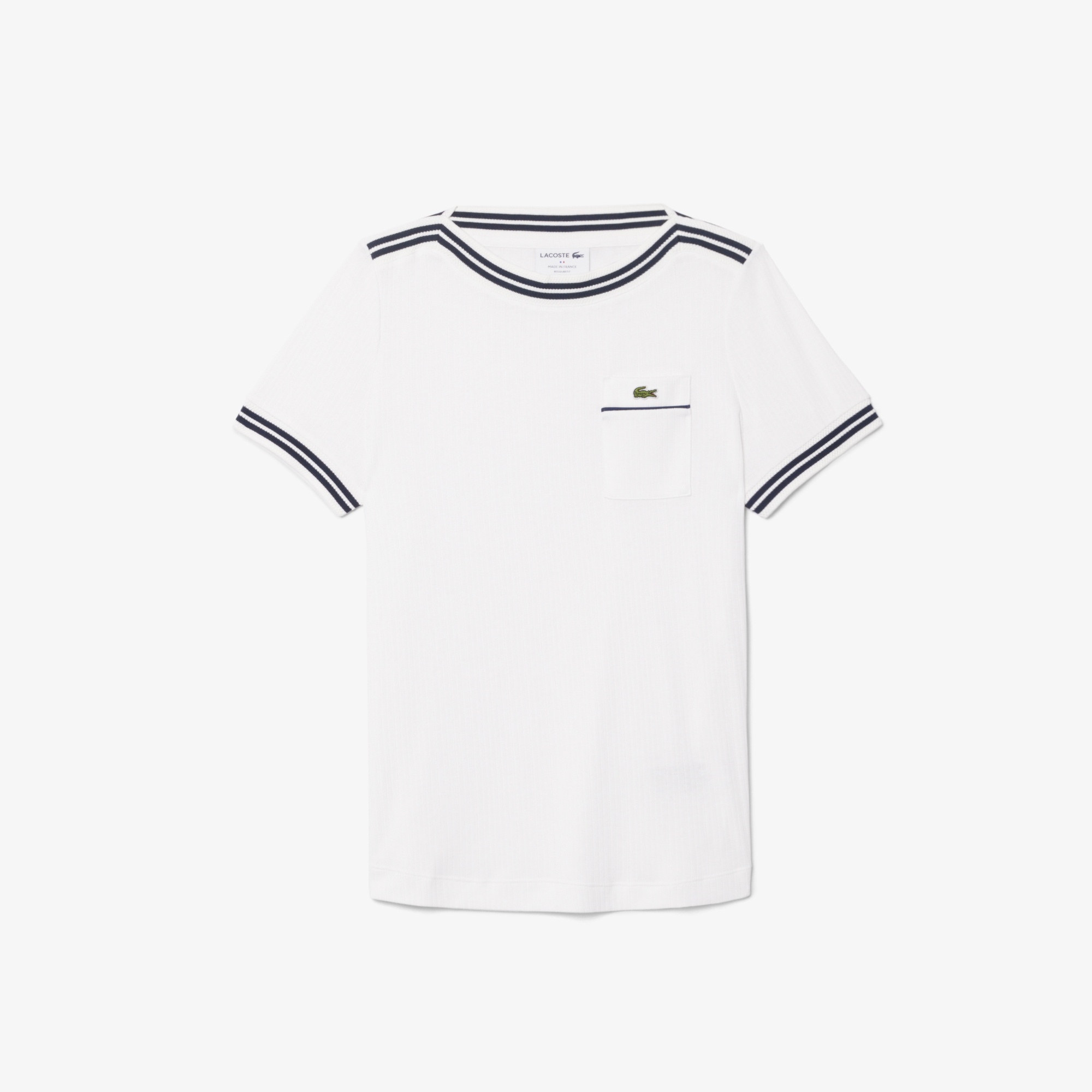 Kadın Regular Fit Bisiklet Yaka Beyaz T-Shirt