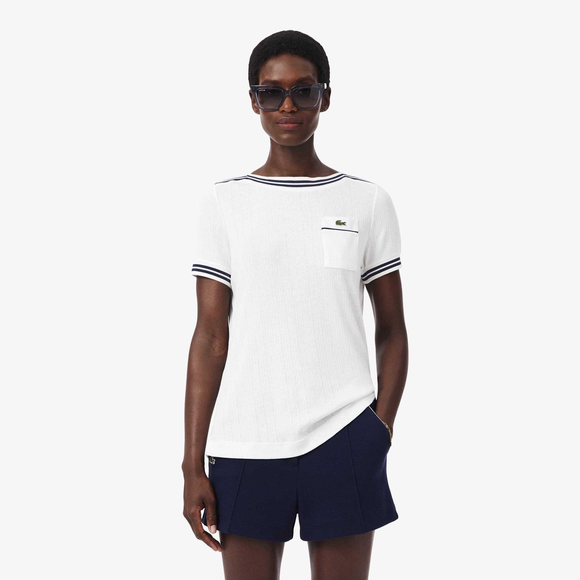 Kadın Regular Fit Bisiklet Yaka Beyaz T-Shirt