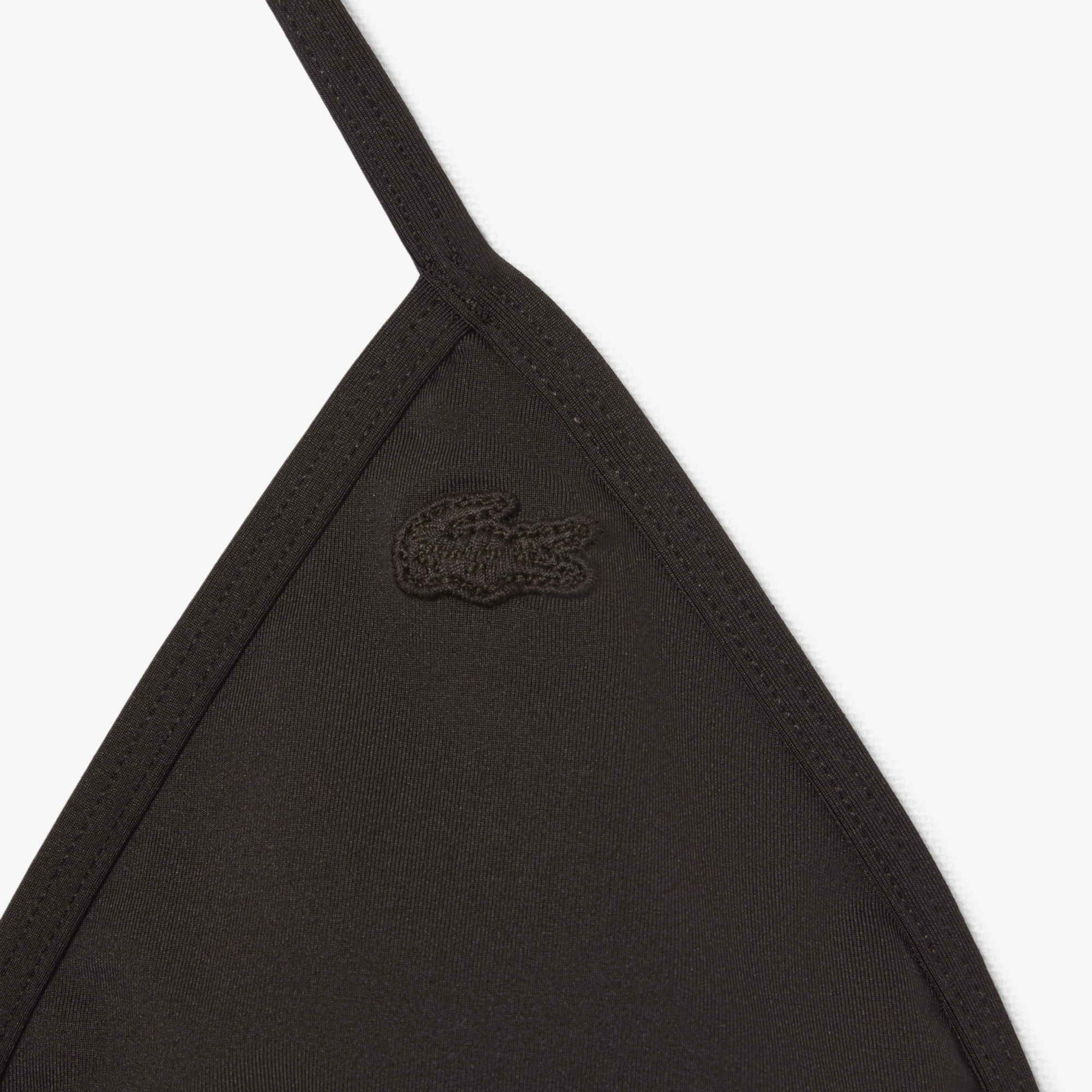 Lacoste Kadın Koyu Kahverengi Bikini Üstü görsel 7