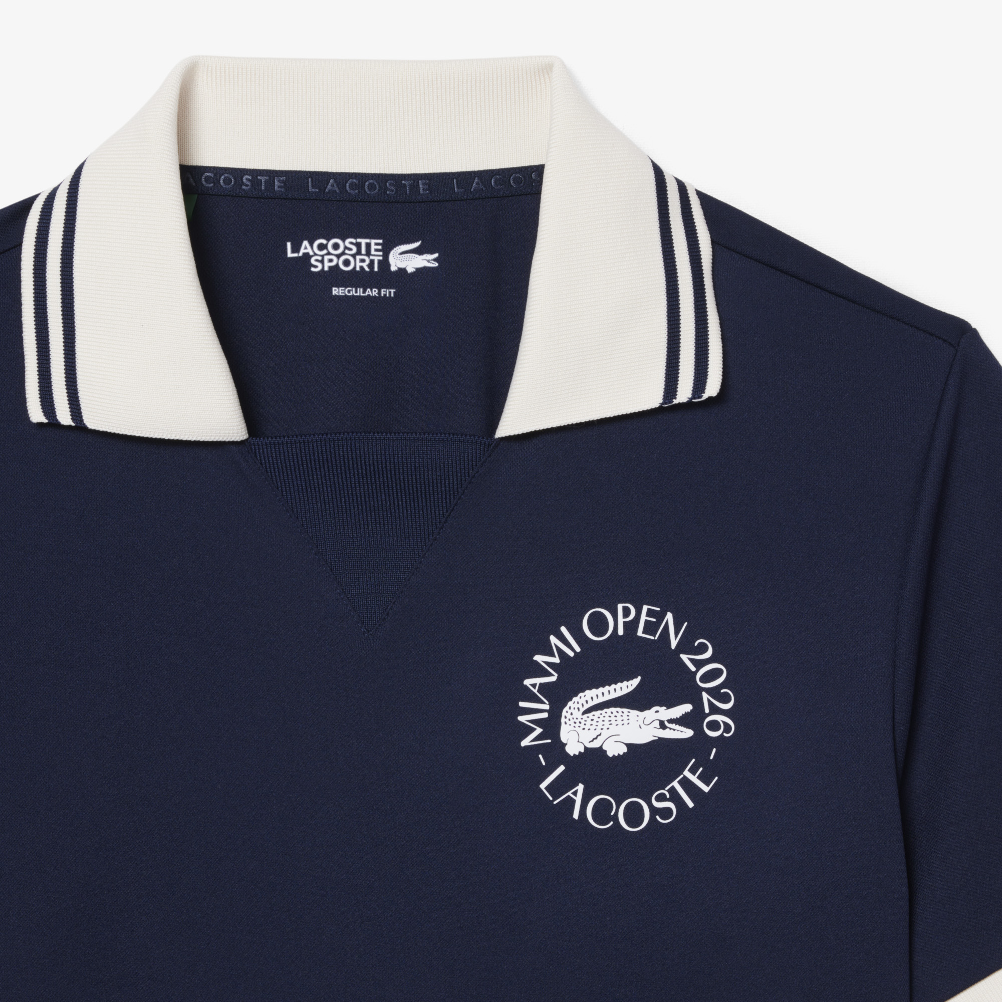 Lacoste Erkek Regular Fit Baskılı Lacivert Polo görsel 7