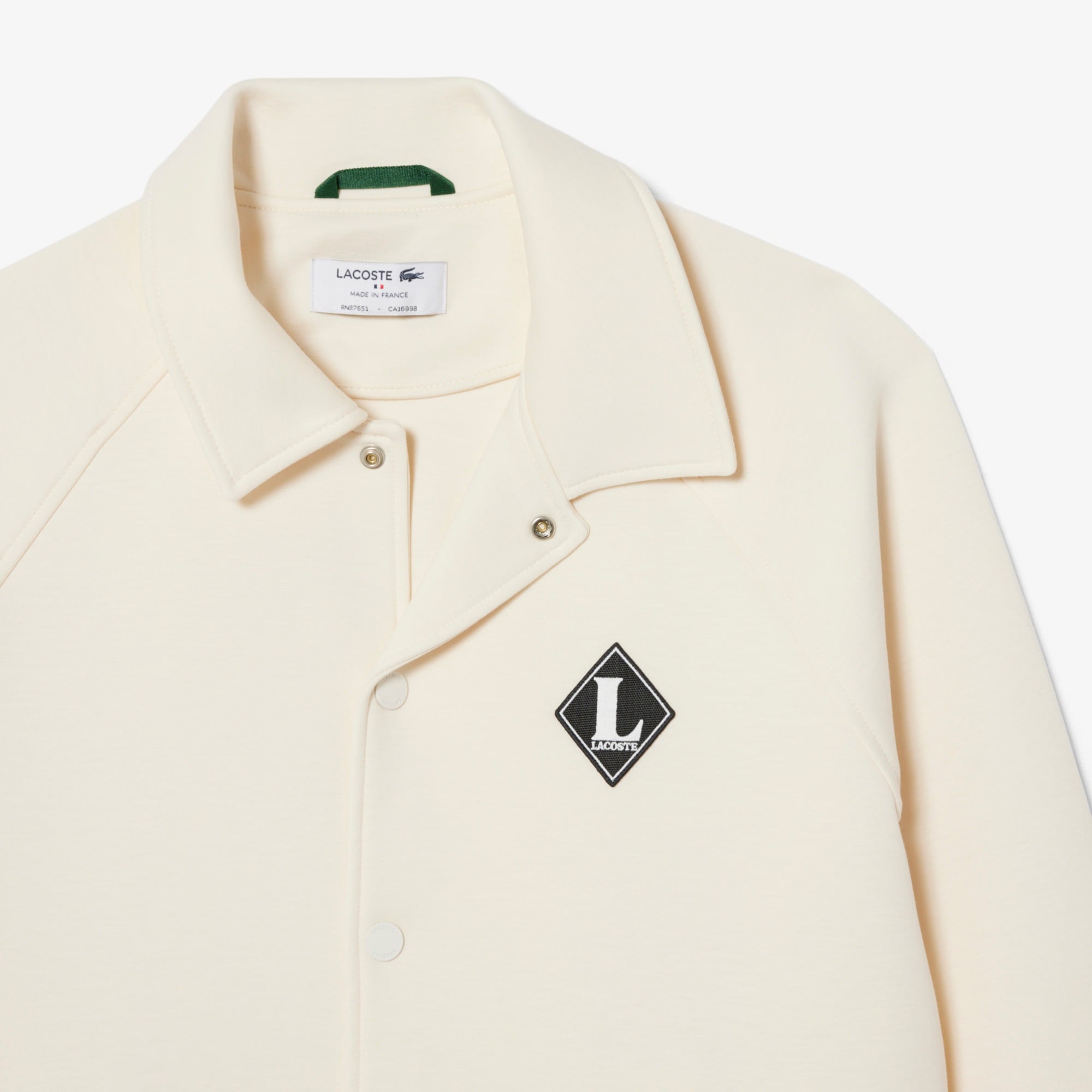 Erkek Classic Fit Krem Bomber Ceket