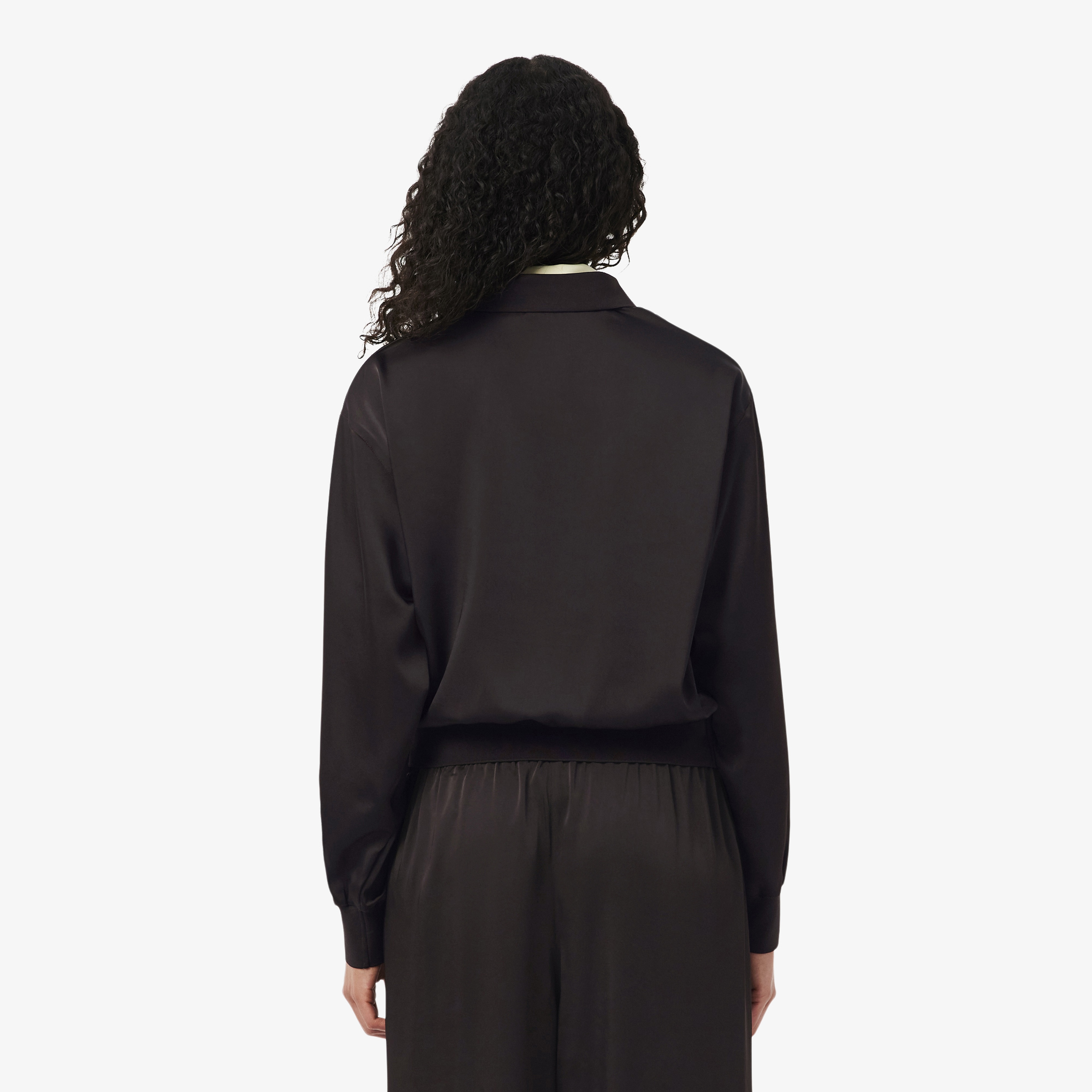Kadın Relaxed Fit Koyu Kahverengi Polo