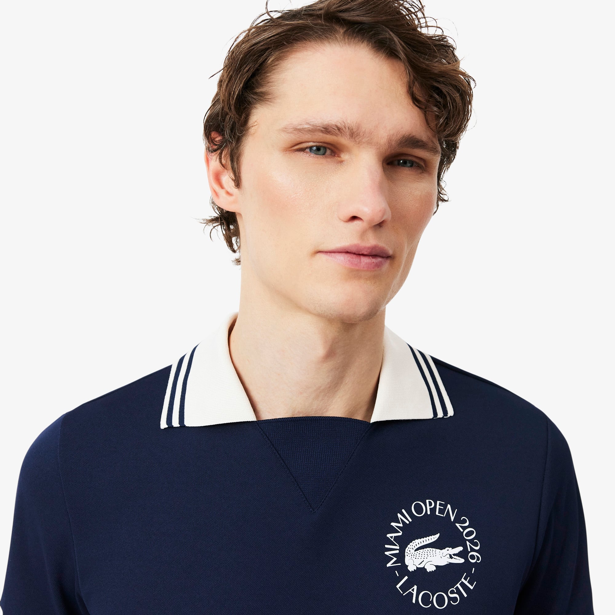 Lacoste Erkek Regular Fit Baskılı Lacivert Polo görsel 2