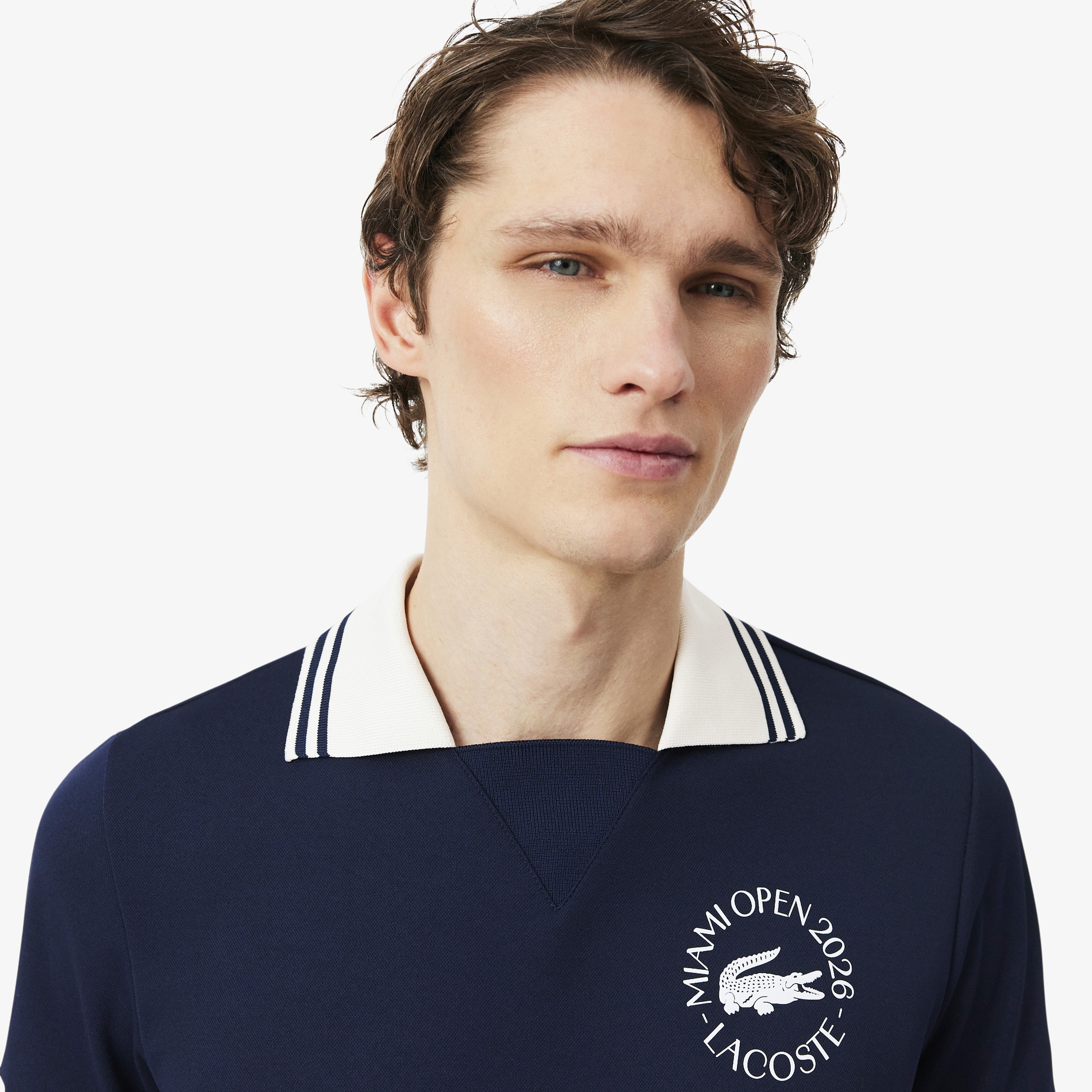 Erkek Regular Fit Baskılı Lacivert Polo Erkek Regular Fit Baskılı Lacivert Polo