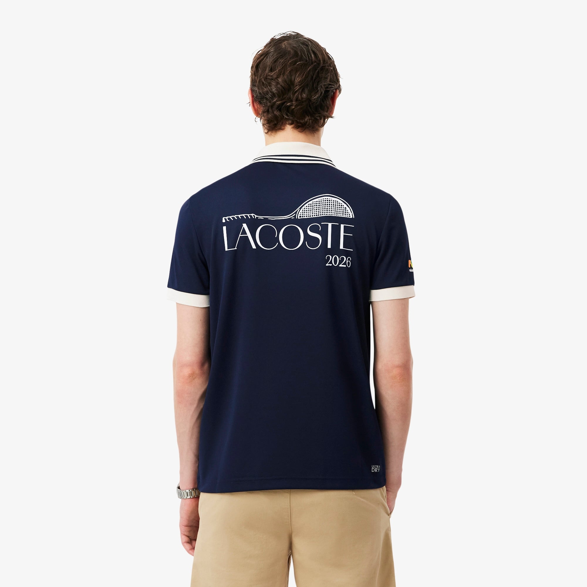 Erkek Regular Fit Baskılı Lacivert Polo