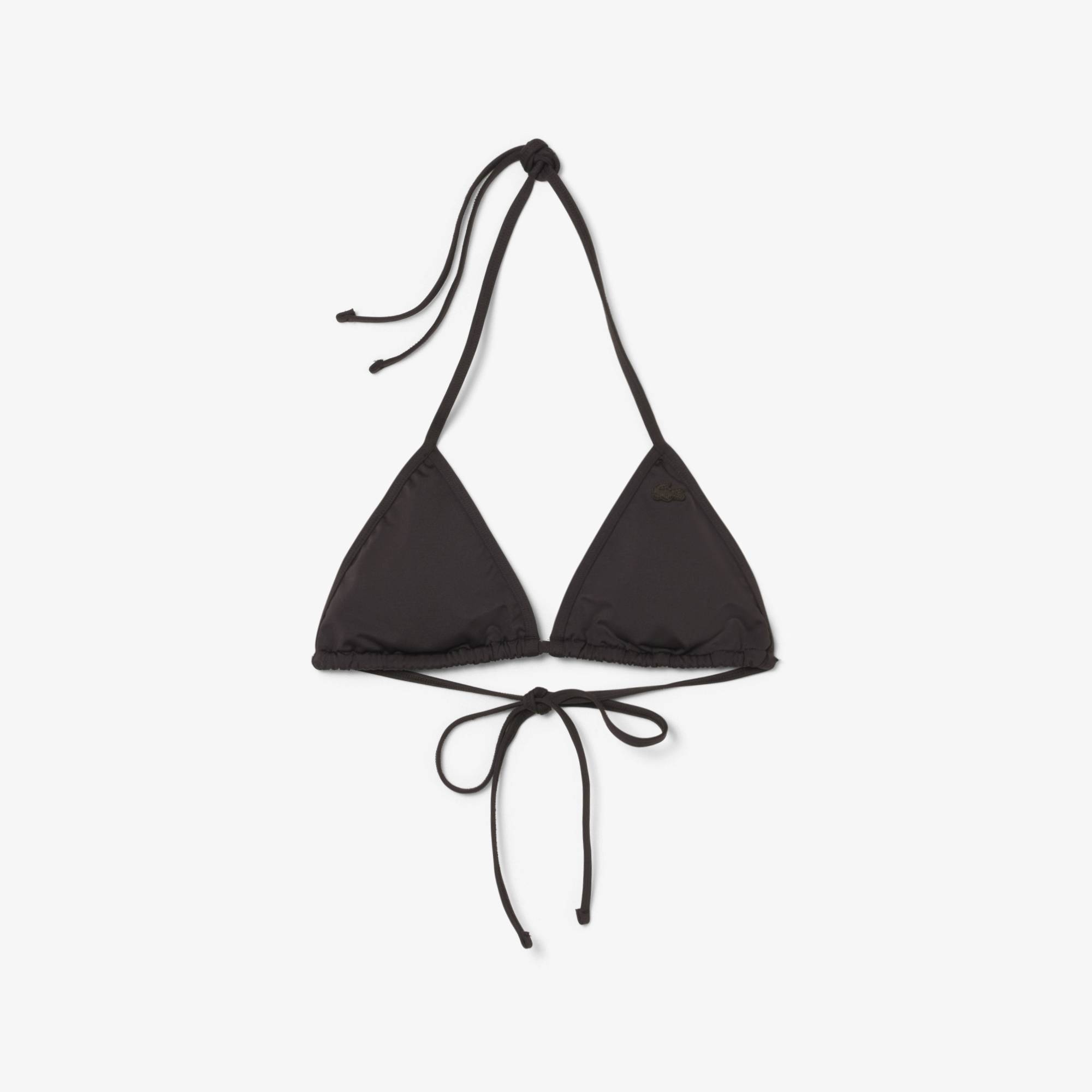 Lacoste Kadın Koyu Kahverengi Bikini Üstü görsel 5