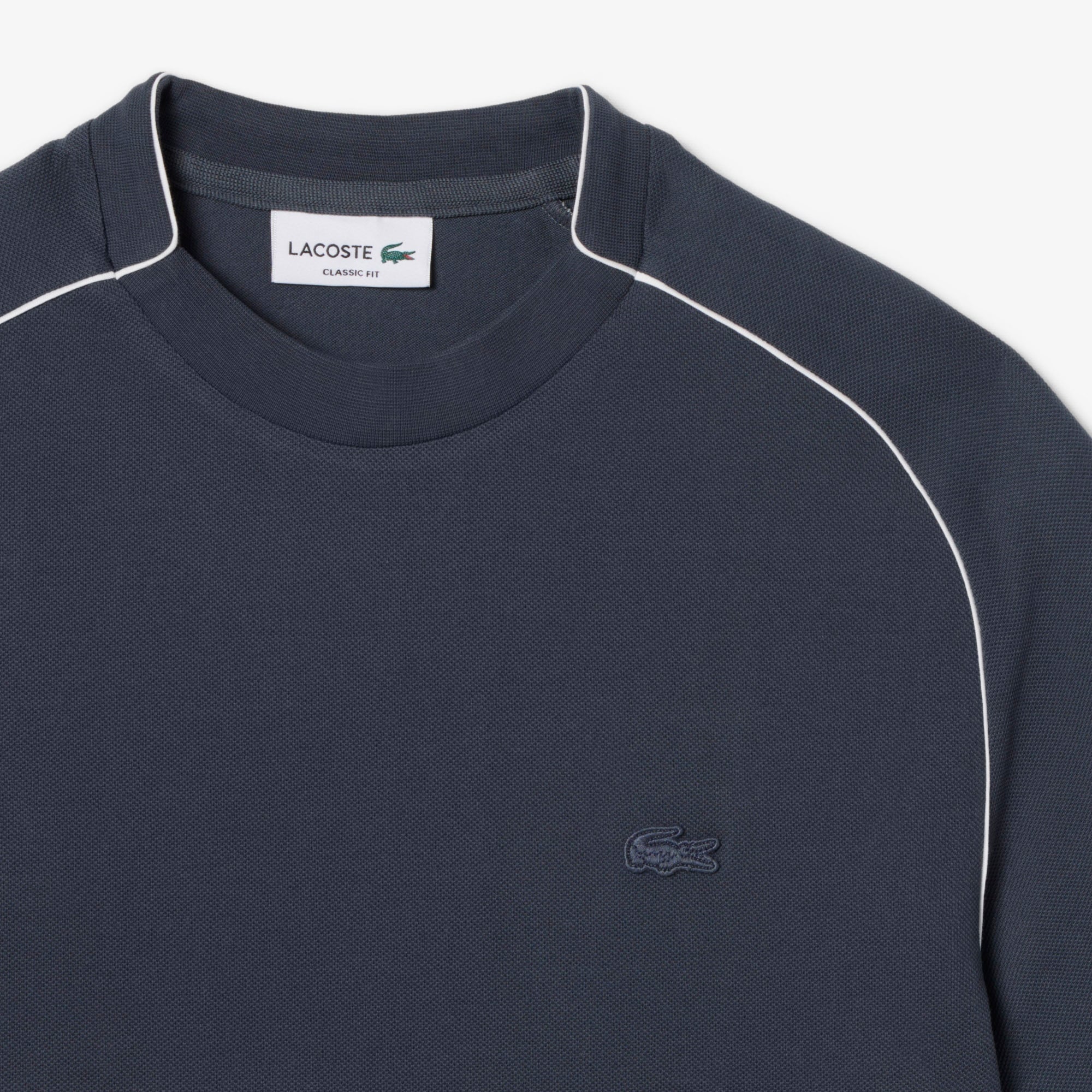 Erkek Classic Fit Bisiklet Yaka Koyu Gri T-Shirt