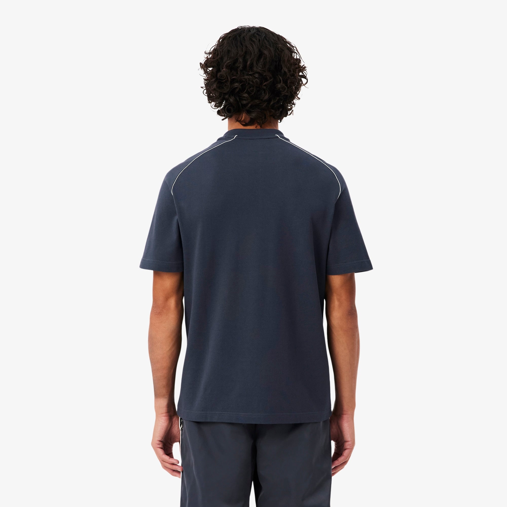 Erkek Classic Fit Bisiklet Yaka Koyu Gri T-Shirt