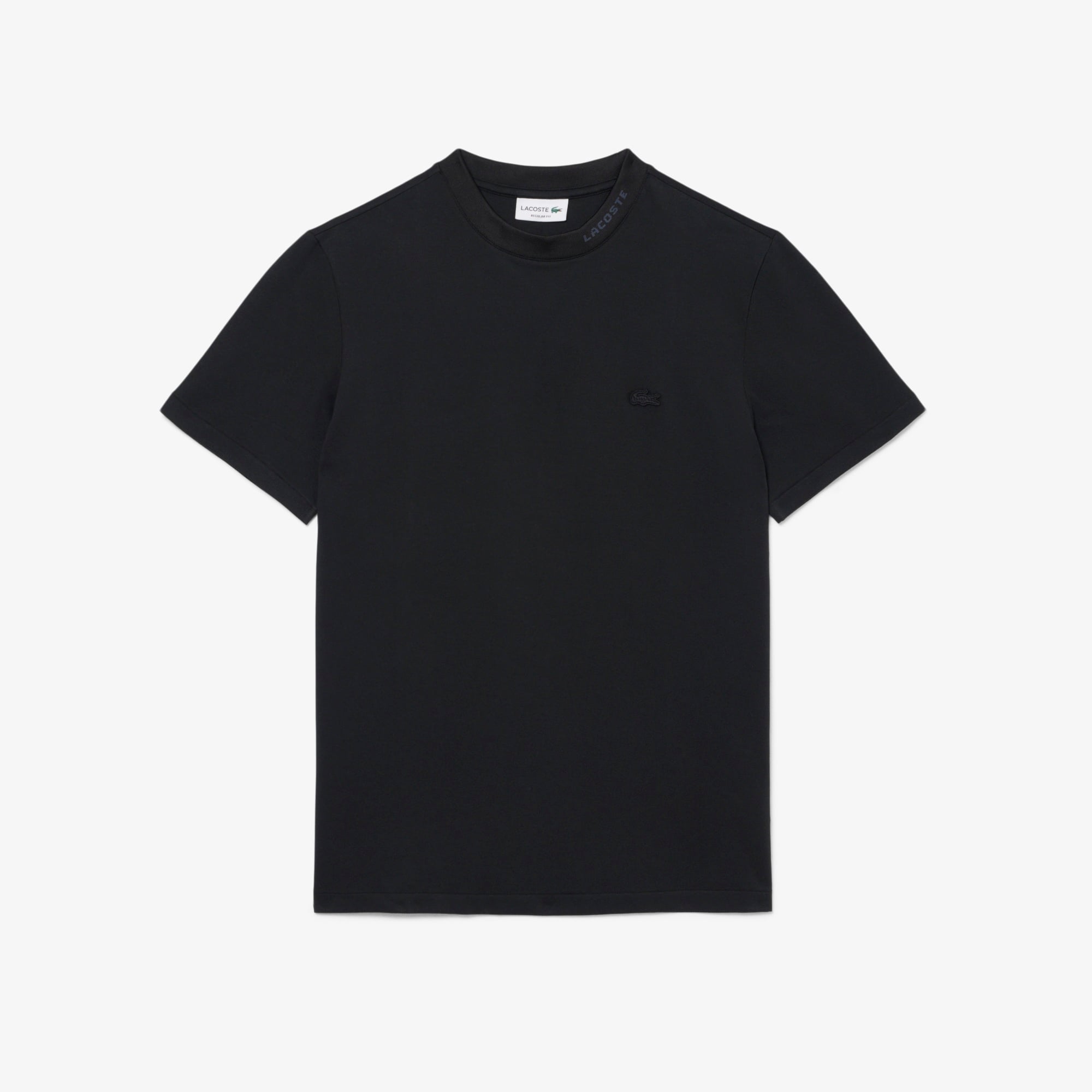 Erkek Regular Fit Bisiklet Yaka Siyah T-Shirt
