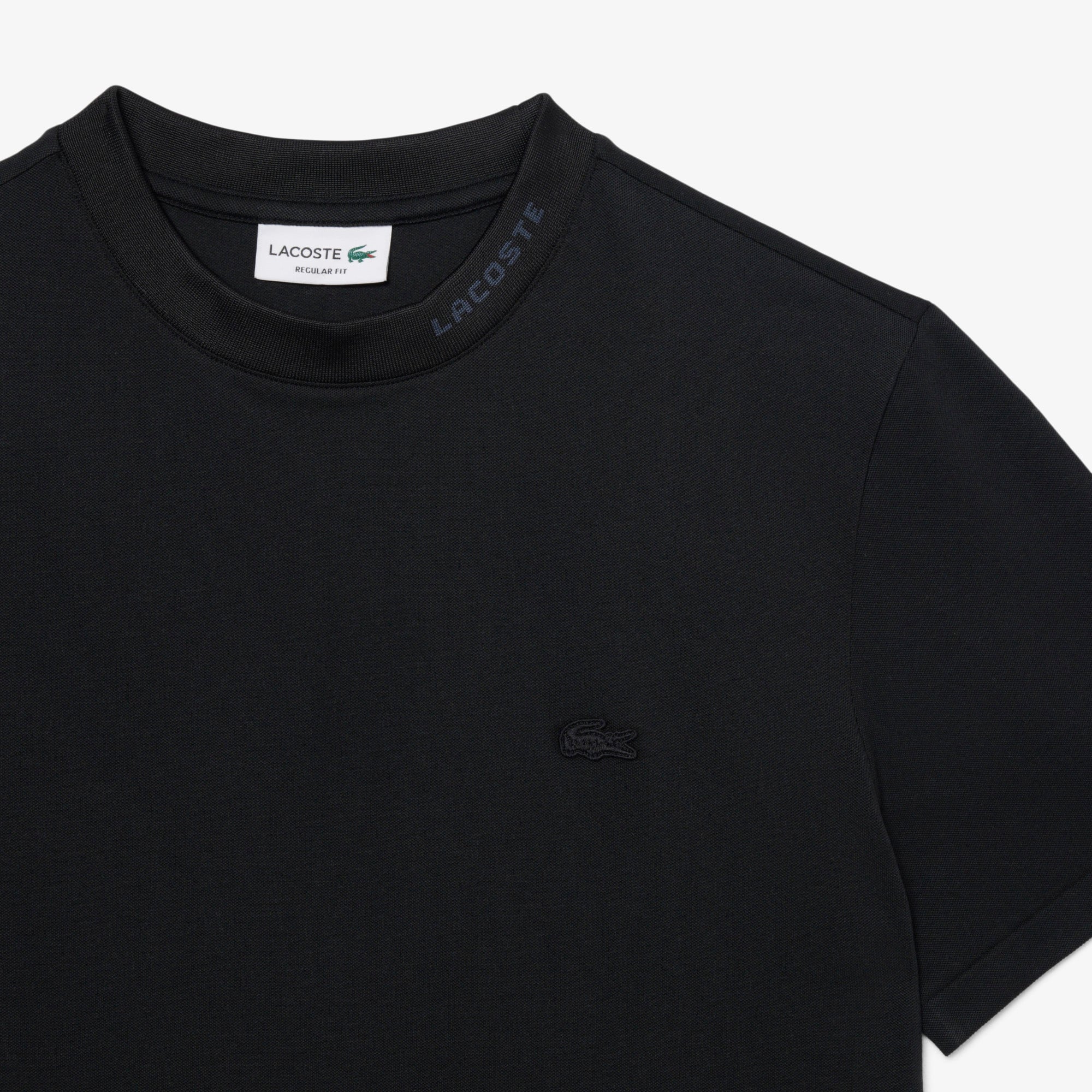 Erkek Regular Fit Bisiklet Yaka Siyah T-Shirt