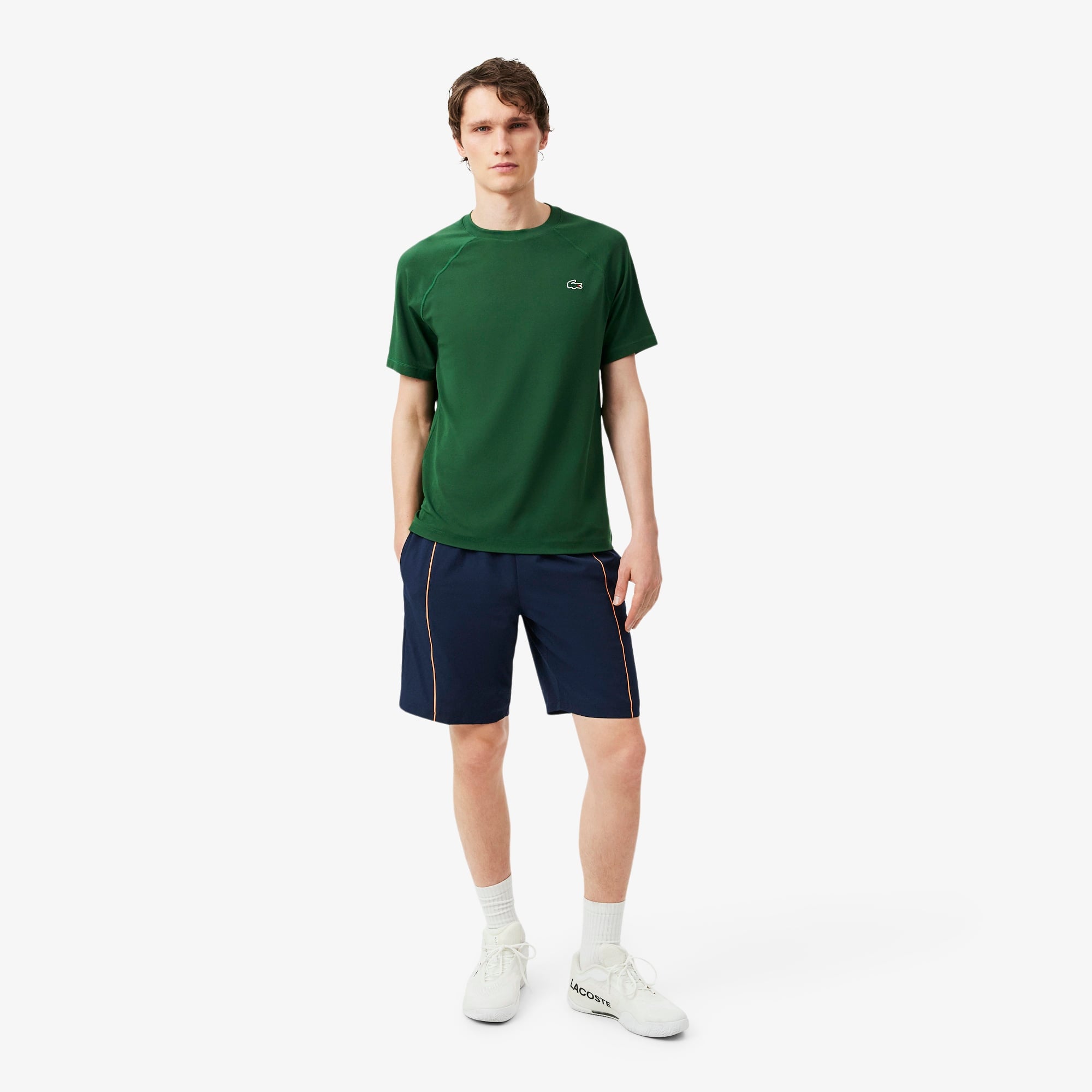Erkek Regular Fit Baskılı Lacivert Şort