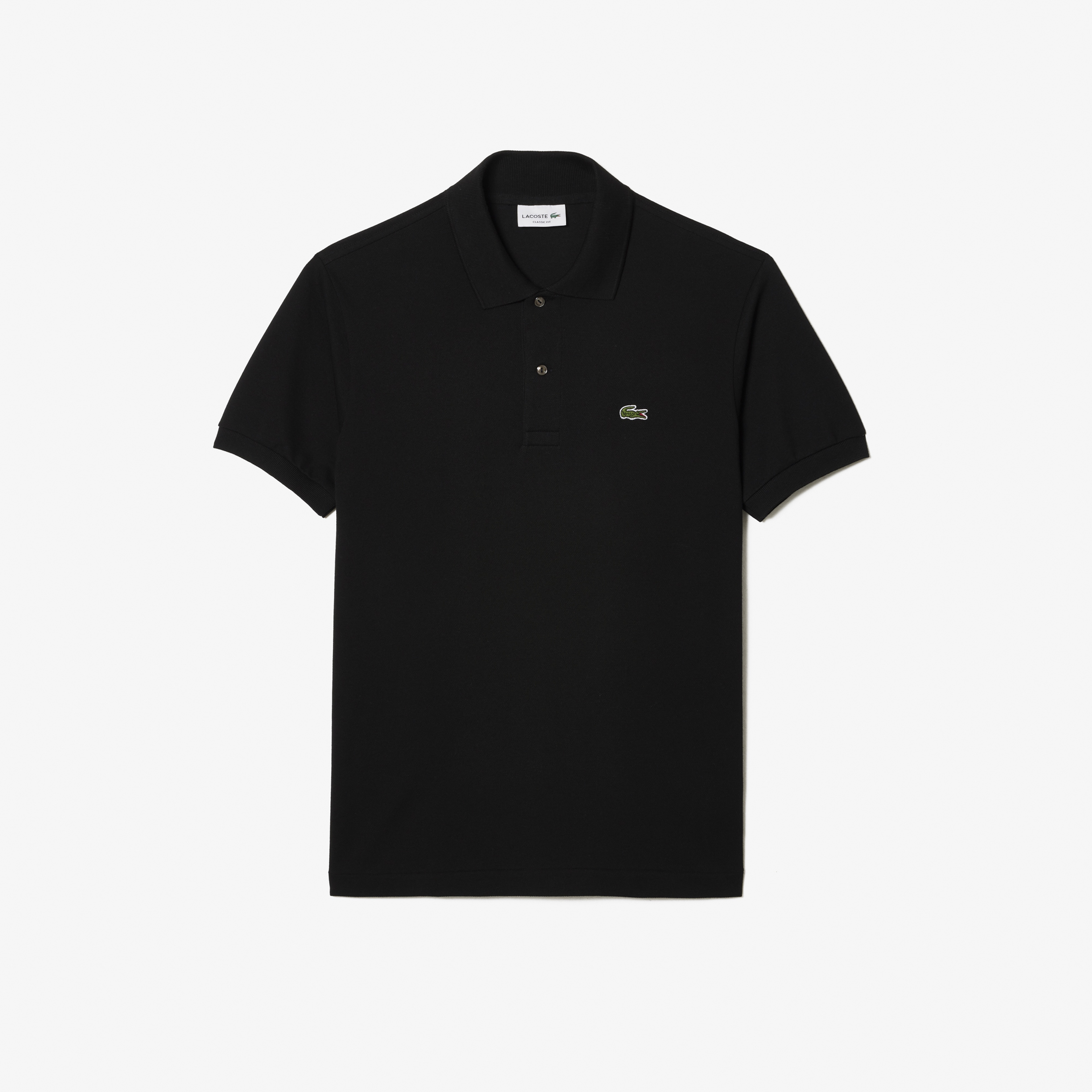 L.12.12 Erkek Classic Fit Siyah Polo
