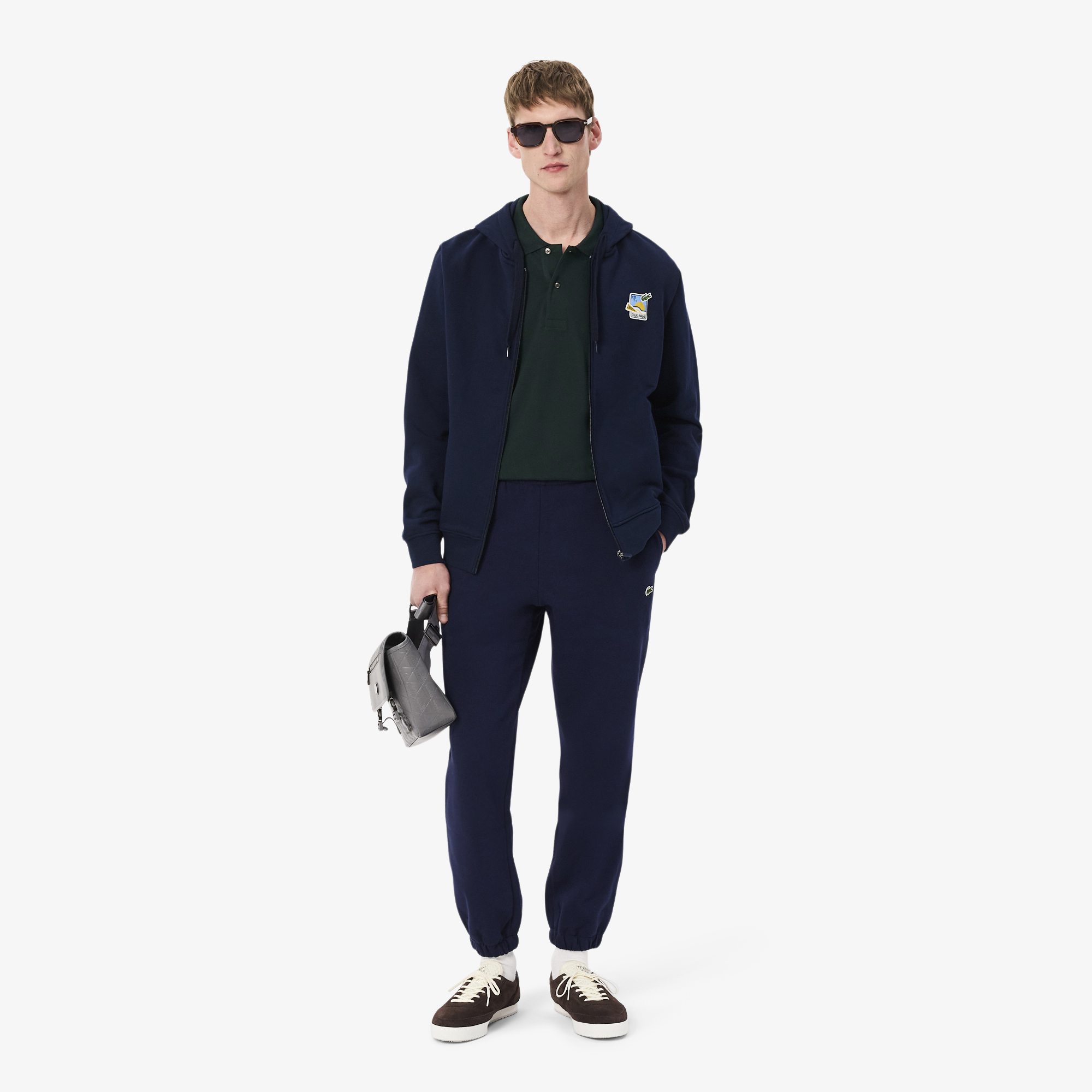 Lacoste L.12.12 Erkek Classic Fit Koyu Yeşil Polo görsel 4
