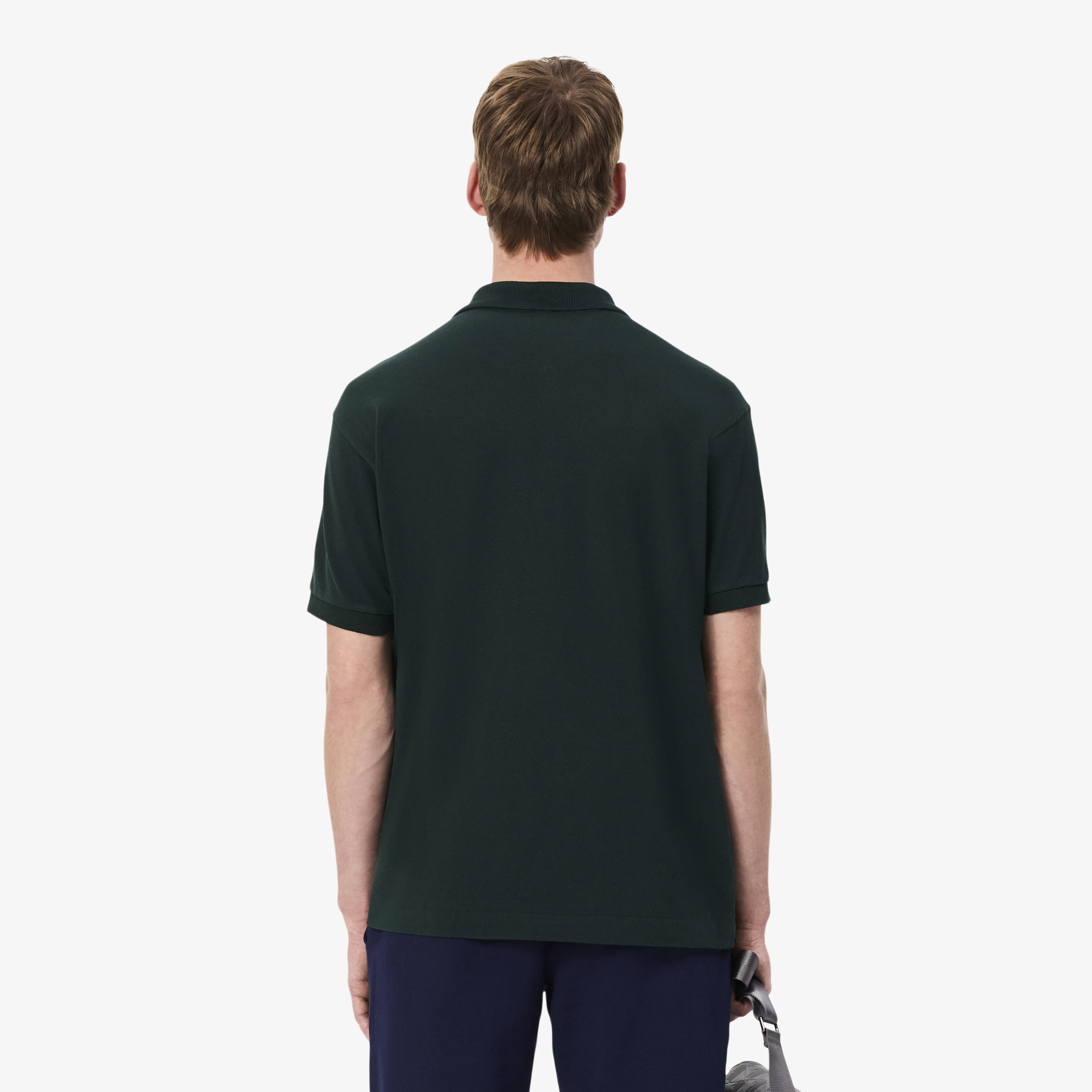 Lacoste L.12.12 Erkek Classic Fit Koyu Yeşil Polo görsel 3