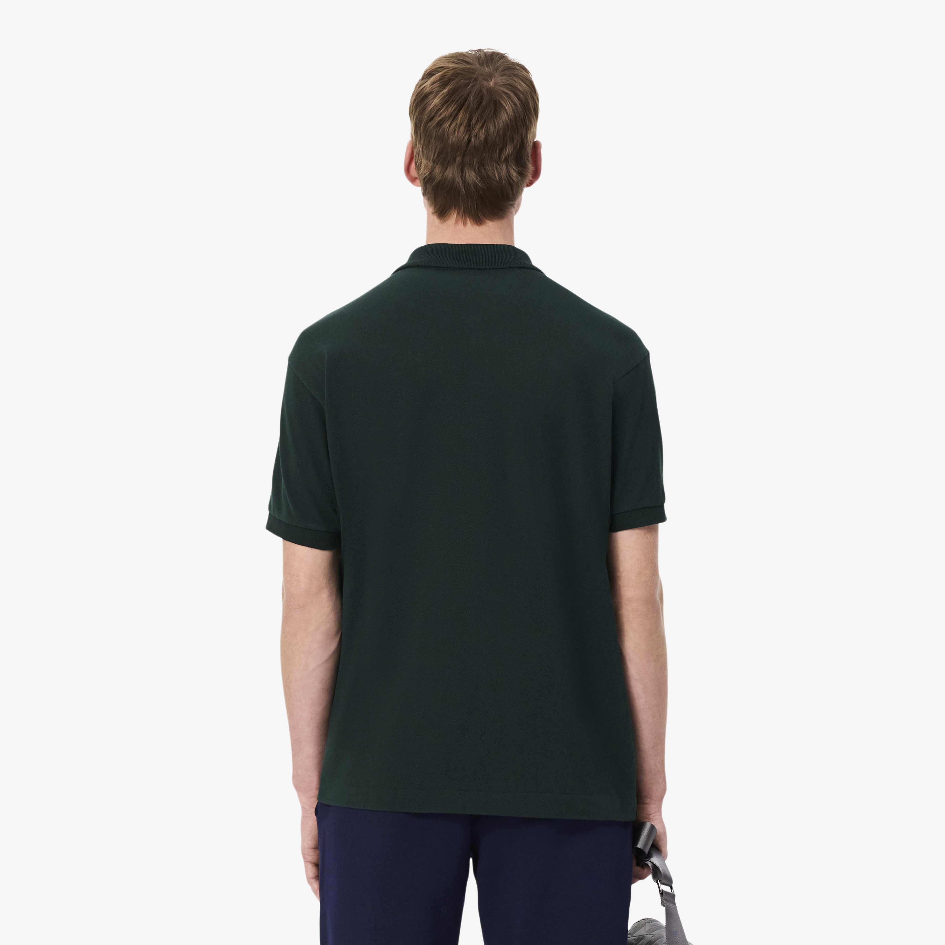 L.12.12 Erkek Classic Fit Koyu Yeşil Polo