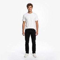 Erkek Regular Fit Siyah Jean Pantolon Siyah