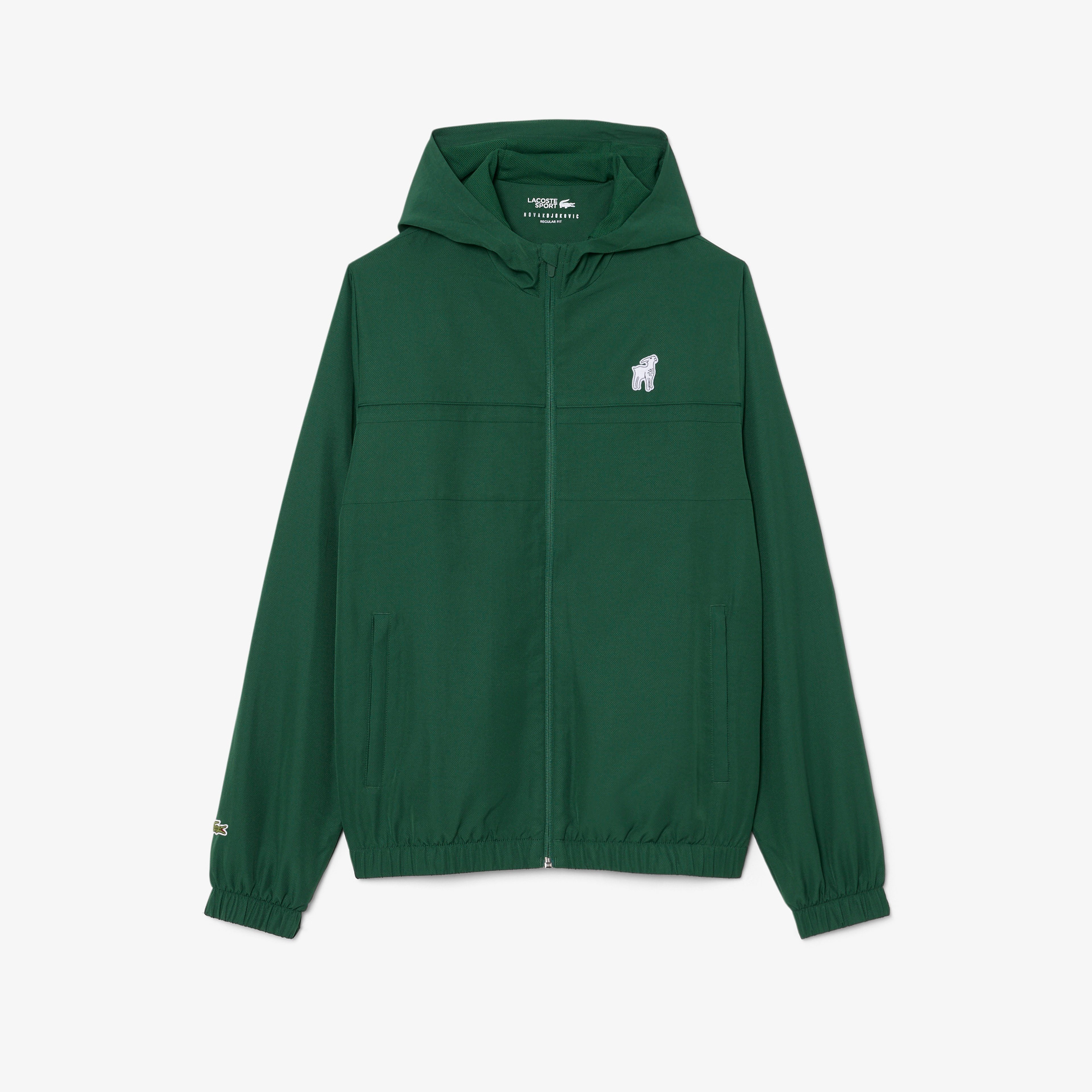 Lacoste x Novak Djokovic The GOAT Erkek Regular Fit Kapüşonlu Yeşil Yağmurluk Lacoste x Novak Djokovic The GOAT Erkek Regular Fit Kapüşonlu Yeşil Yağmurluk